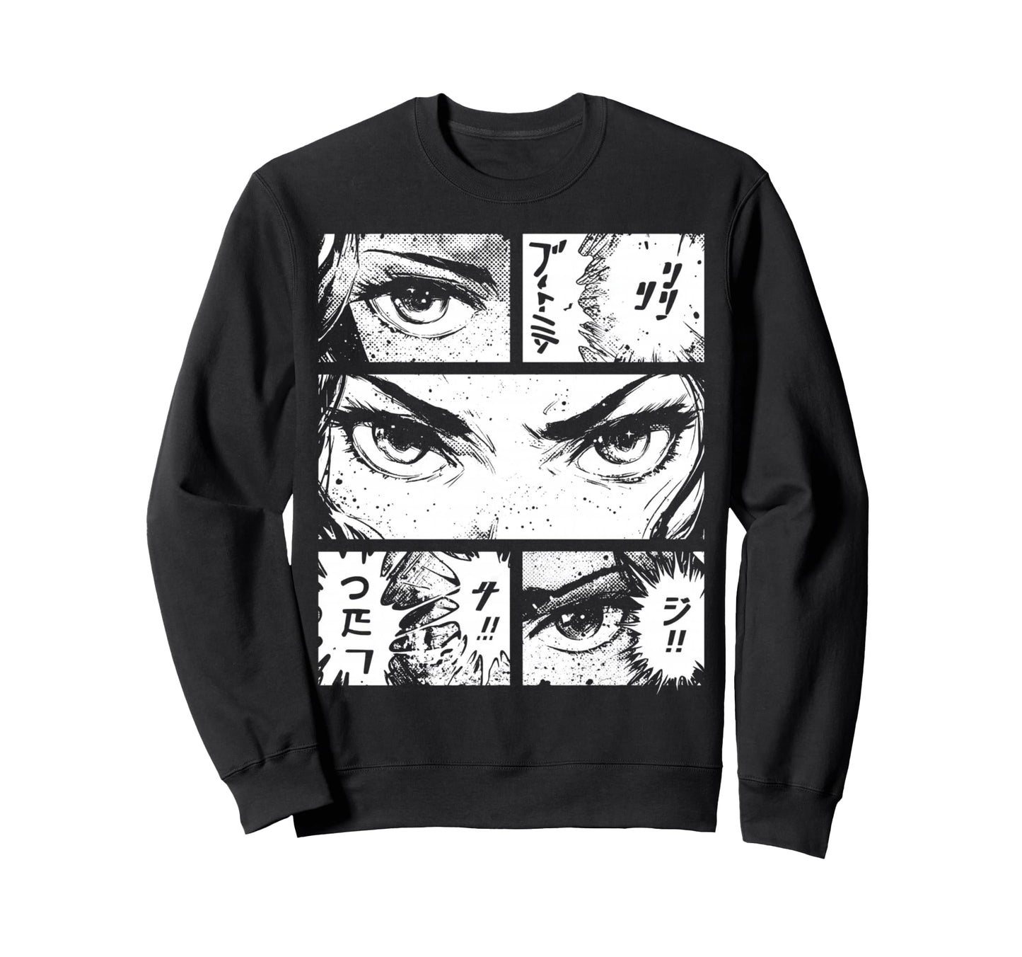 Goth Grunge Demon Anime Waifu Horror Alt Sweatshirt - Graphic Print Unisex - T-Shirt, Sweatshirt, Hoodie