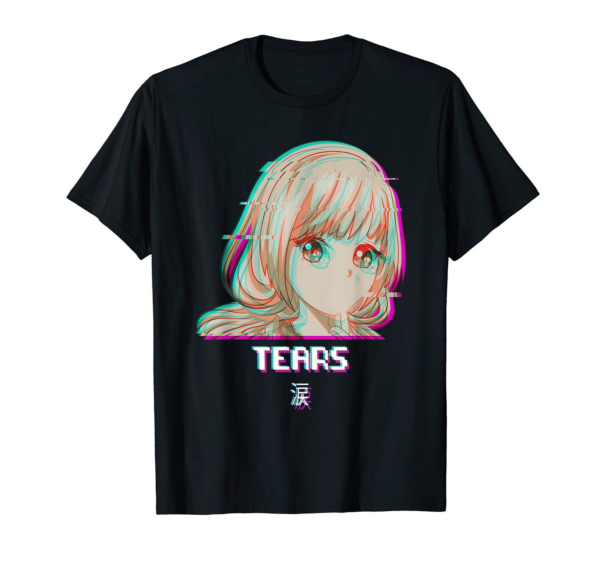 Tears Aesthetic Vaporwave Japan T-Shirt - Casual Everyday Wear for Adults - T-Shirt, Sweatshirt, Hoodie