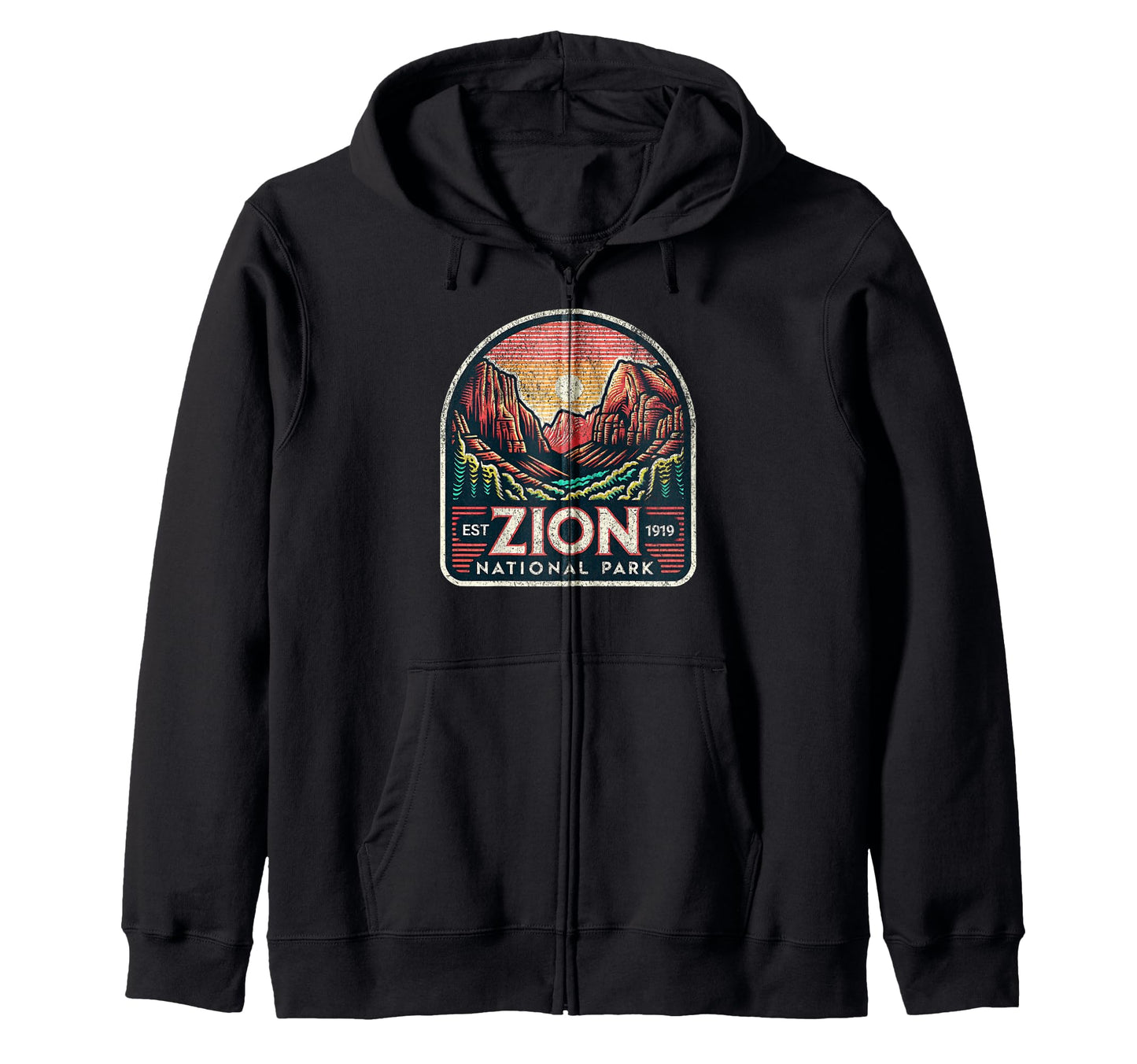 Zion National Park Utah Usa Outdoor Hoodie - Streetwear Style Unisex - T-Shirt, Sweatshirt, Hoodie