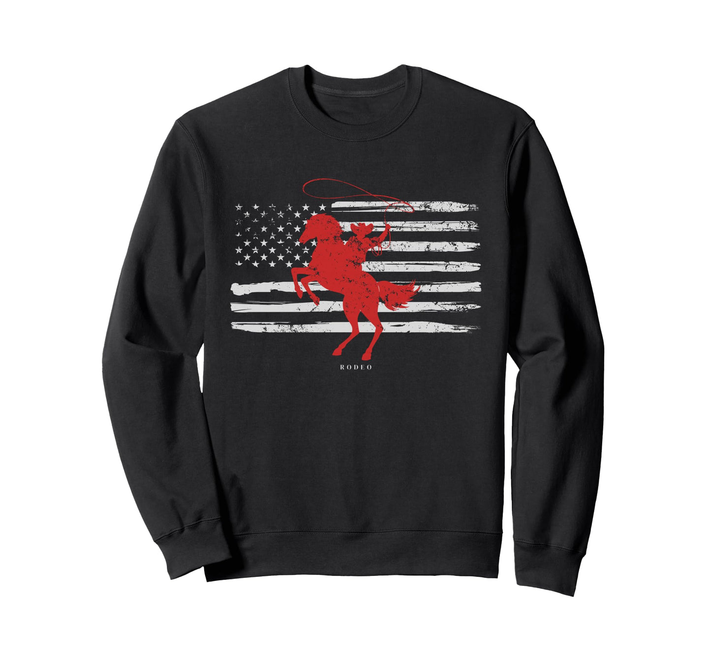 Cowboy Rodeo America Sweatshirt - Graphic Print for Adults - T-Shirt, Sweatshirt, Hoodie