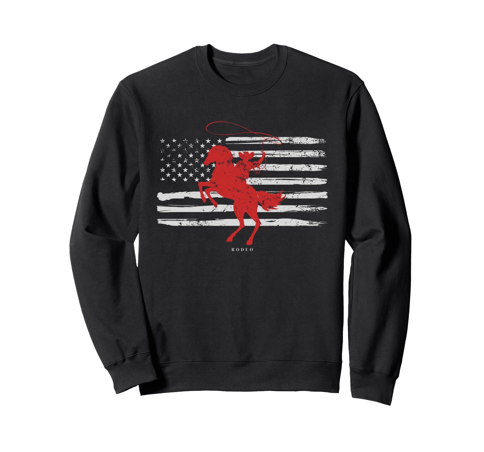 Cowboy Rodeo America Sweatshirt - Graphic Print for Adults - T-Shirt, Sweatshirt, Hoodie