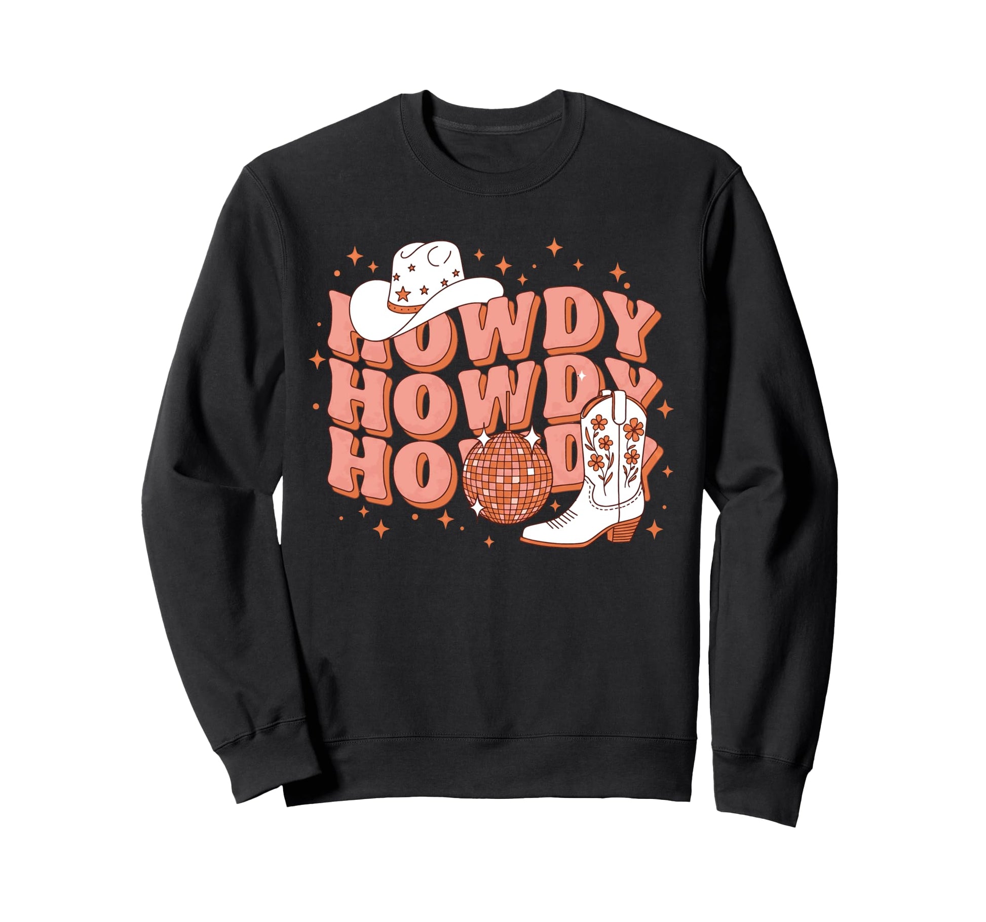 Howdy Country Rodeo Western Howdy Sweatshirt - Graphic Print Men Women - T-Shirt, Sweatshirt, Hoodie