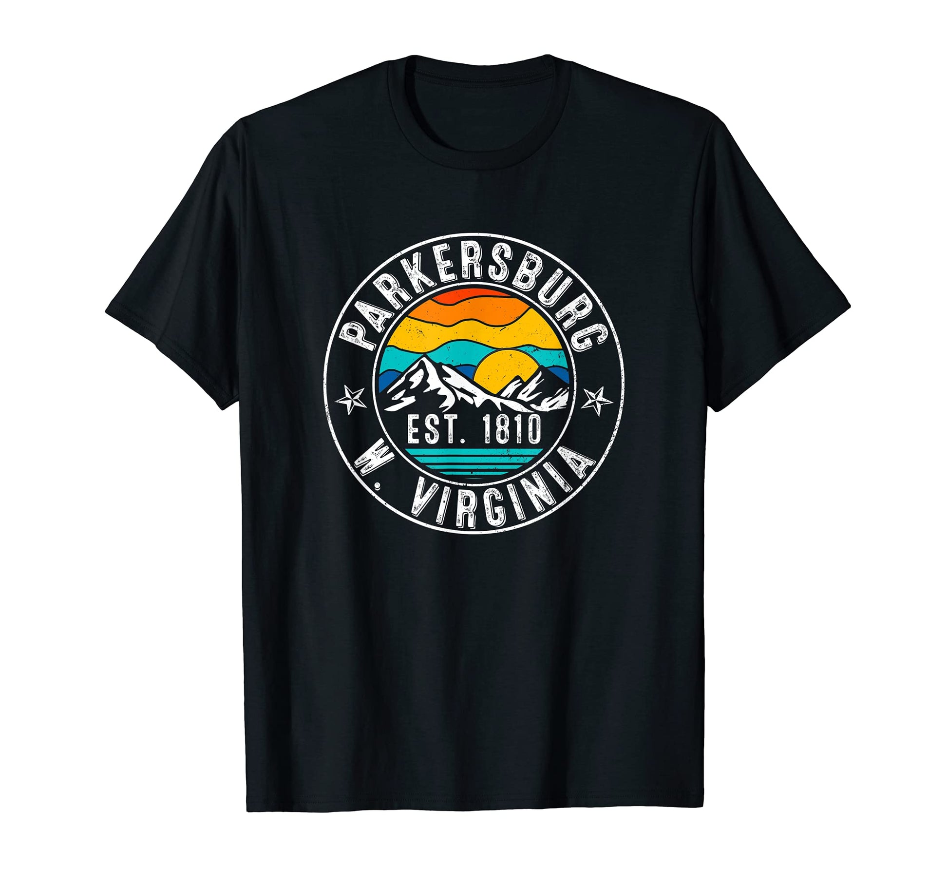 70S 80S Parkersburg West Virginia Wv T-Shirt - Novelty Apparel for Adults - T-Shirt, Sweatshirt, Hoodie