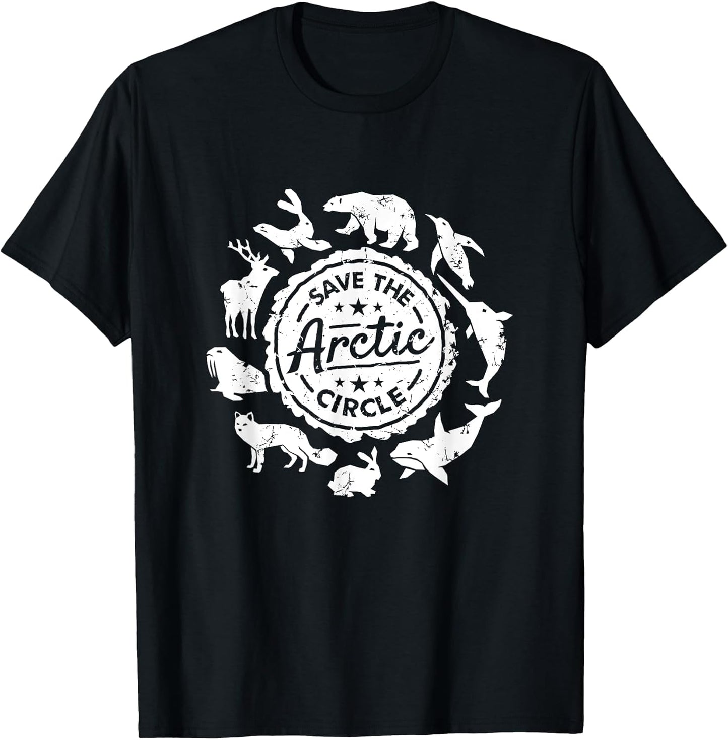 Stop Global Warming Arctic Conservation Merch - Adult & Kids T-Shirts, Sweatshirts & Hoodies apparel design preview 1