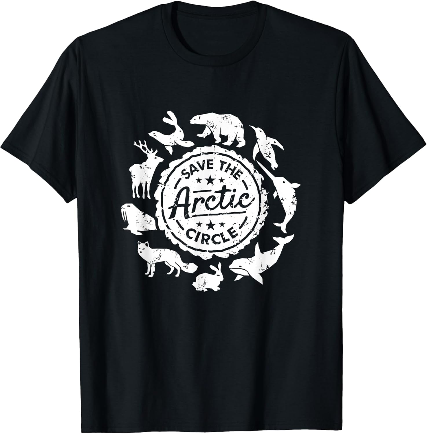 Stop Global Warming Arctic Conservation Merch - Adult & Kids T-Shirts, Sweatshirts & Hoodies apparel design preview 1