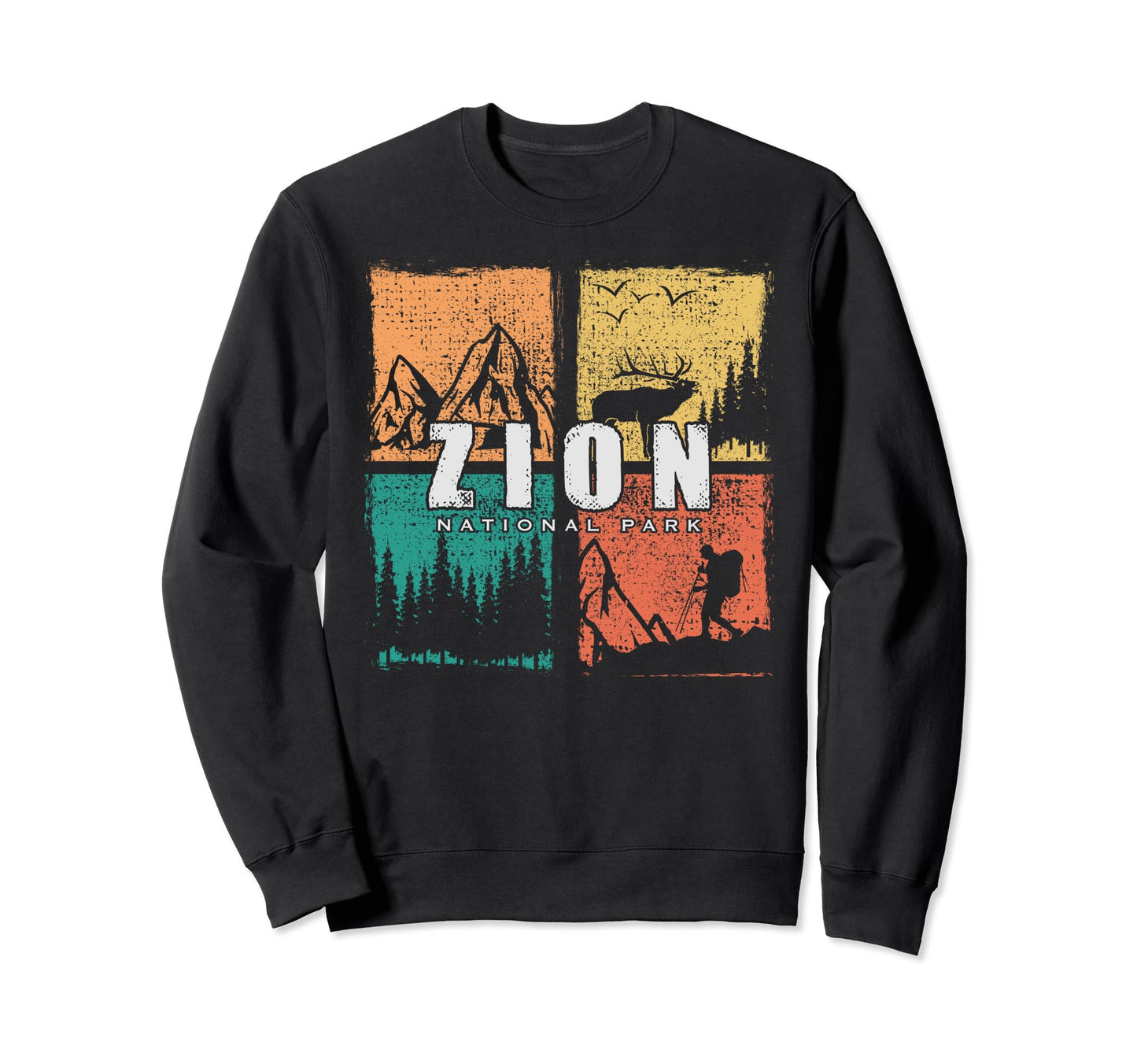 Zion National Park Zion Sweatshirt - Casual Everyday Wear for Adults - T-Shirt, Sweatshirt, Hoodie