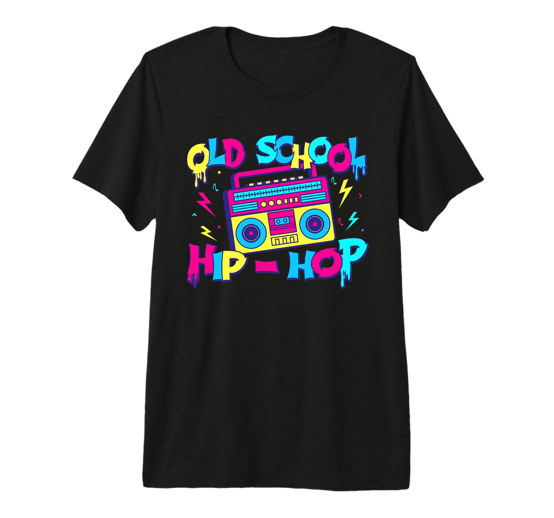 Old School Hip Hop 80S 90S Music T-Shirt - Novelty Apparel for Adults - T-Shirt, Sweatshirt, Hoodie