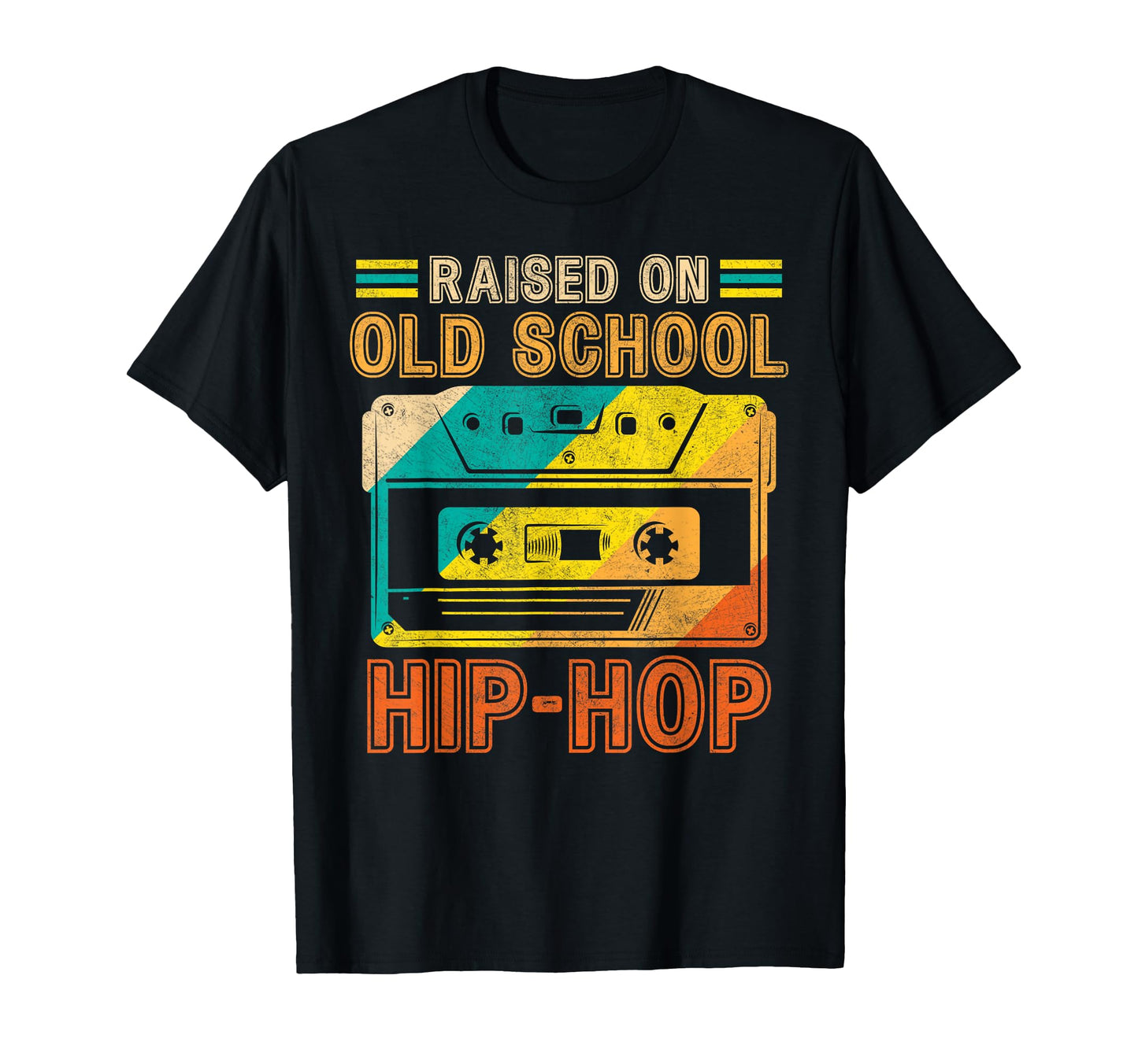 Raised Old Music School Hip Hop Oldschool T-Shirt - Trendy Graphic Unisex - T-Shirt, Sweatshirt, Hoodie