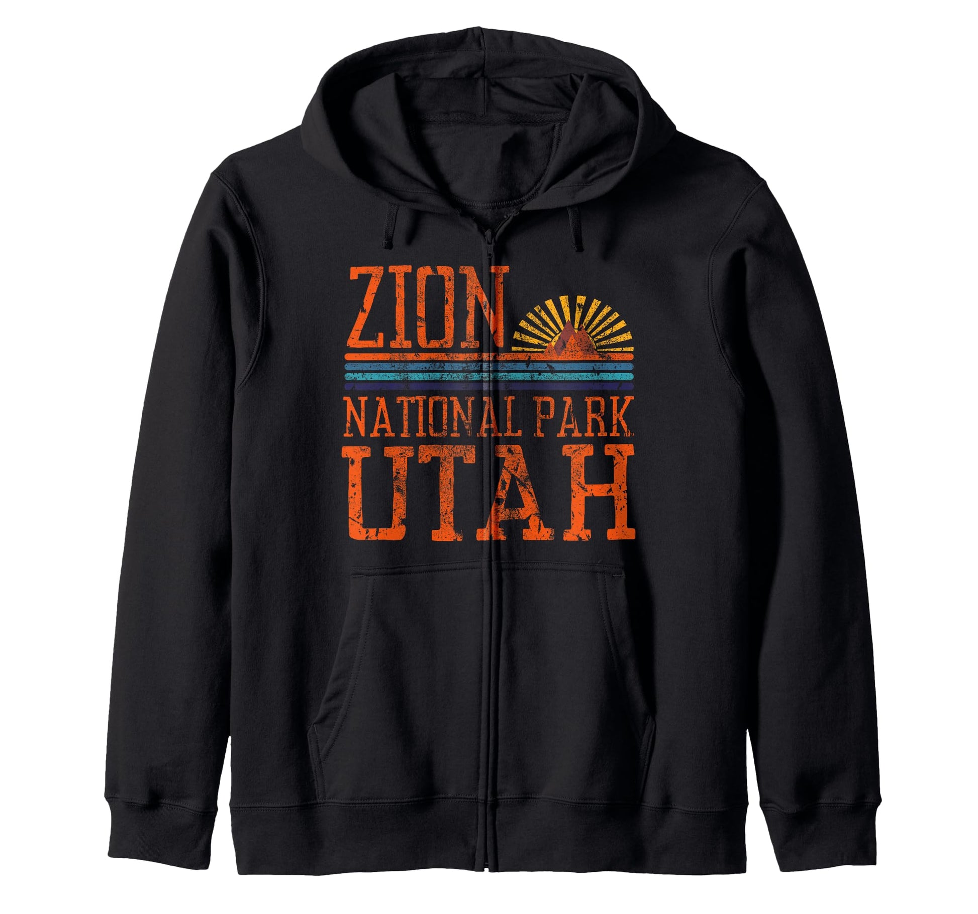 Zion National Park Utah Usa Outdoor Sweatshirt - Novelty Apparel for Adults - T-Shirt, Sweatshirt, Hoodie
