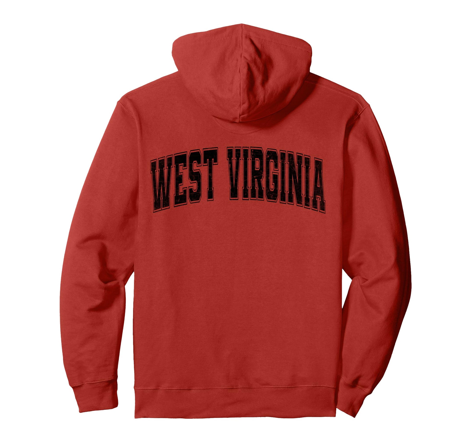 West Virginia Black Text Hoodie - Unique Graphic for Adults - T-Shirt, Sweatshirt, Hoodie
