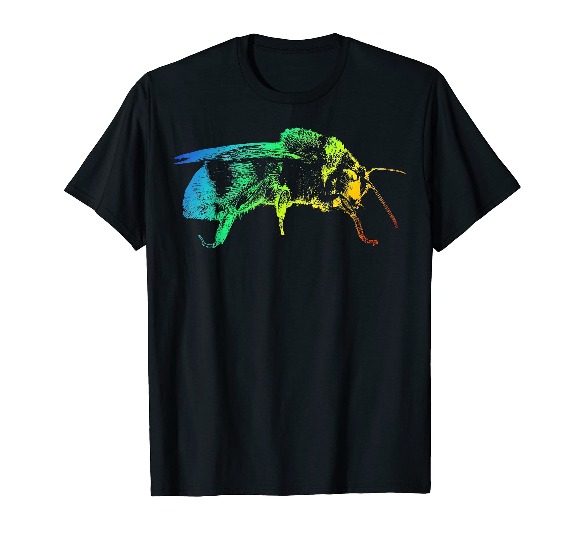 Bumblebee Colorful Rainbow T-Shirt - Streetwear Style for Adults - T-Shirt, Sweatshirt, Hoodie