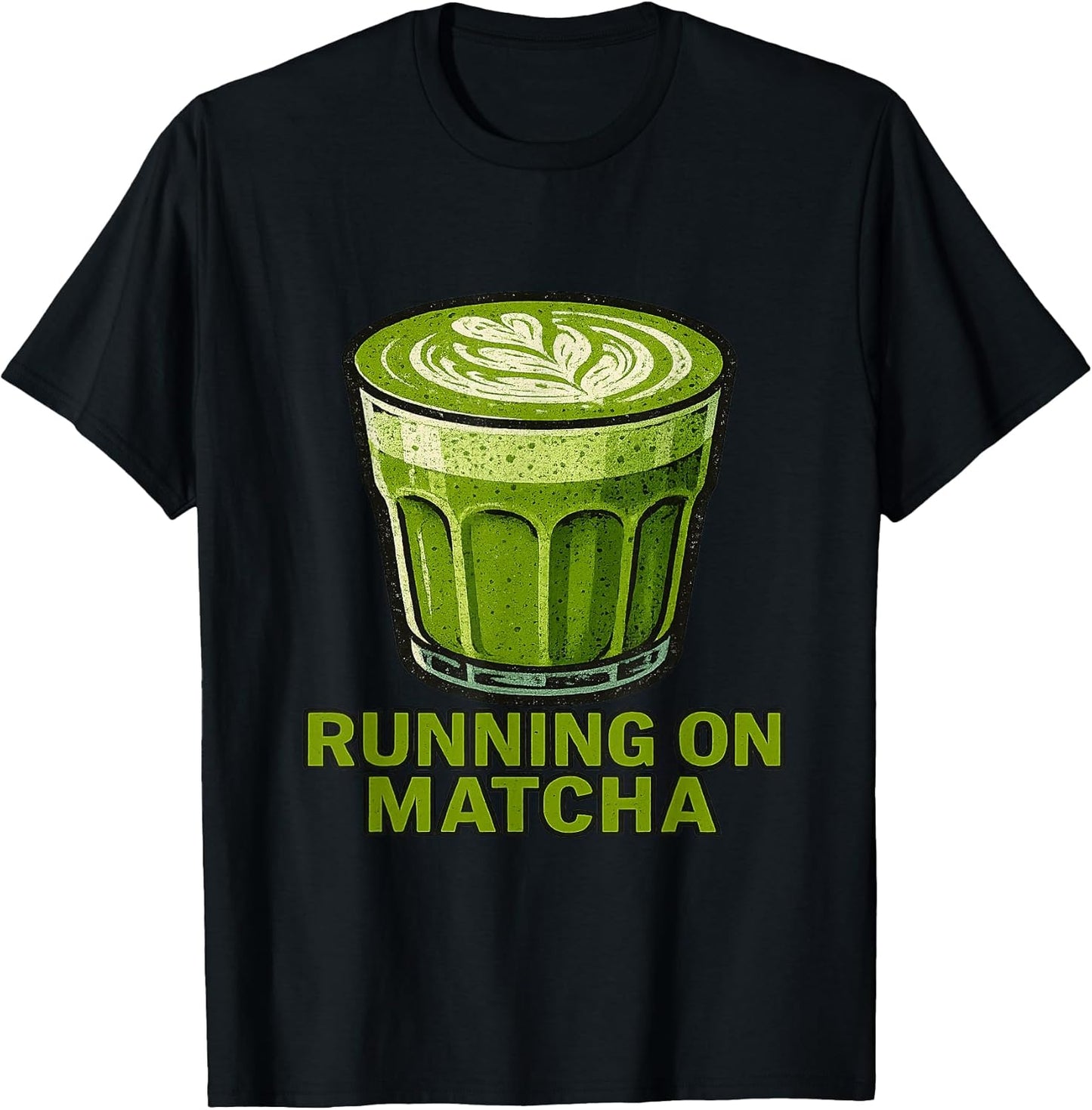 Powered By Matcha Tea - Adult & Kids T-Shirts, Sweatshirts & Hoodies apparel design preview 1