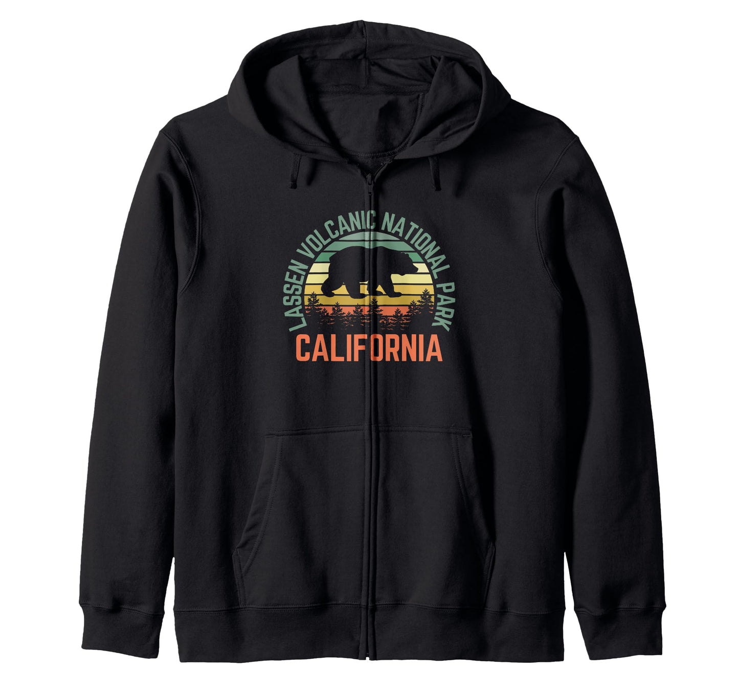 Lassen Volcanic National Park Hoodie - Custom Art Print Men Women - T-Shirt, Sweatshirt, Hoodie