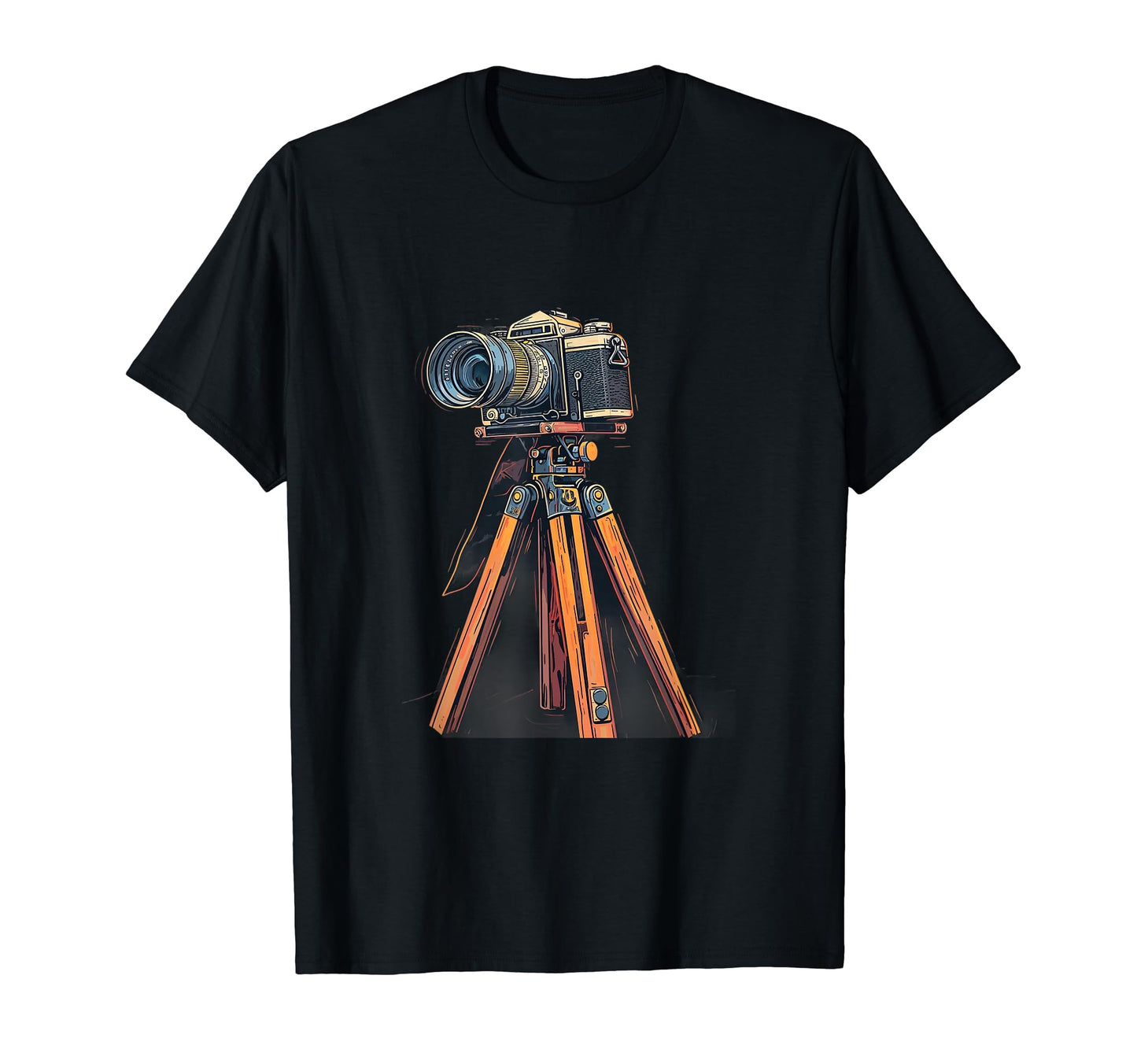 Photography Camera Tripod T-Shirt - Casual Everyday Wear Unisex - T-Shirt, Sweatshirt, Hoodie