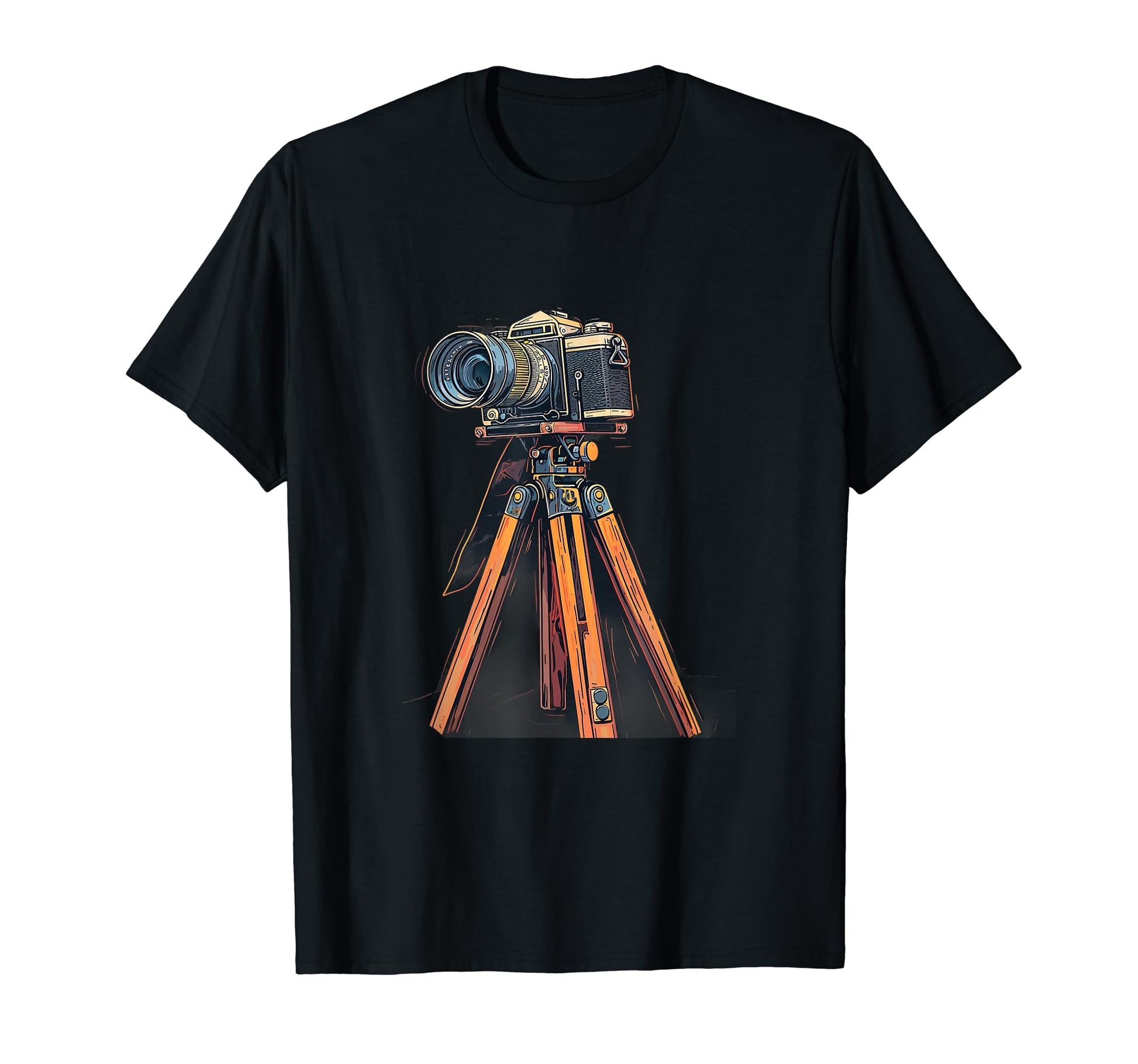 Photography Camera Tripod T-Shirt - Casual Everyday Wear Unisex - T-Shirt, Sweatshirt, Hoodie