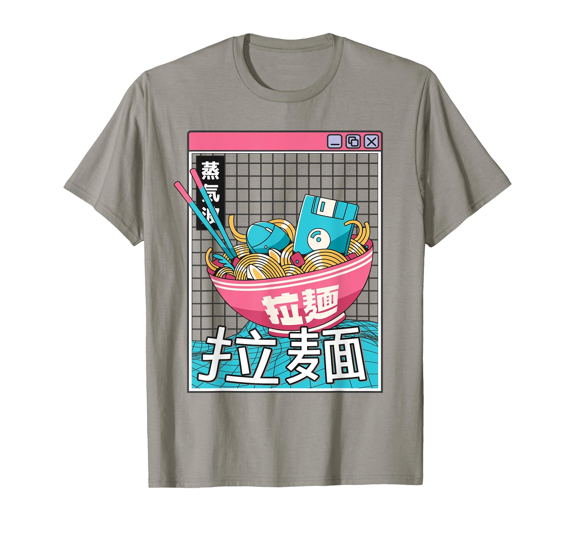 Ramen Noodles Bowl Kawaii Weirdcore T-Shirt - Unique Graphic Men Women - T-Shirt, Sweatshirt, Hoodie