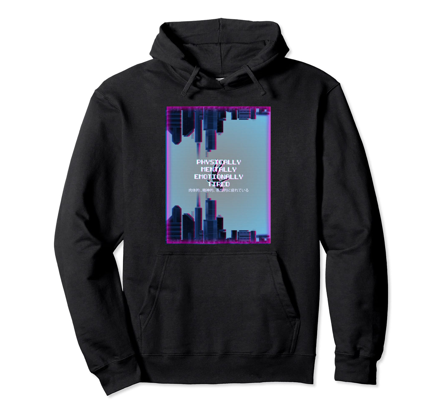 Physically Mentally Aesthetic Hoodie - Custom Art Print for Adults - T-Shirt, Sweatshirt, Hoodie