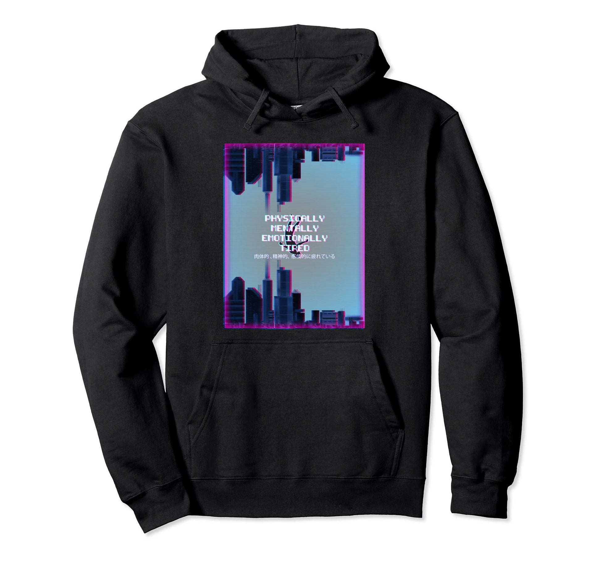 Physically Mentally Aesthetic Hoodie - Custom Art Print for Adults - T-Shirt, Sweatshirt, Hoodie