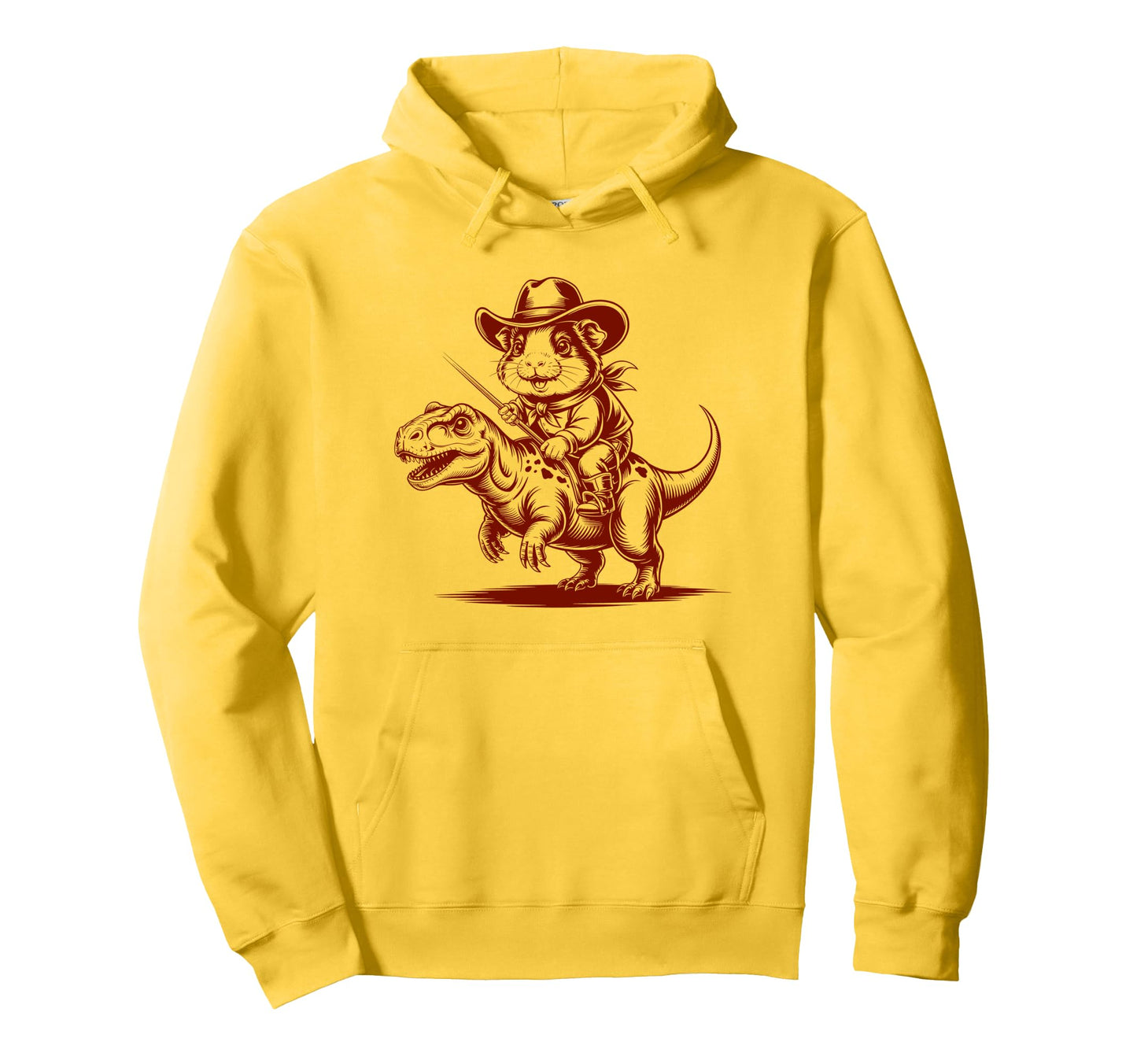 Guinea Pig Cowboy Dinosaur Accessoires Hoodie - Trendy Graphic Men Women - T-Shirt, Sweatshirt, Hoodie