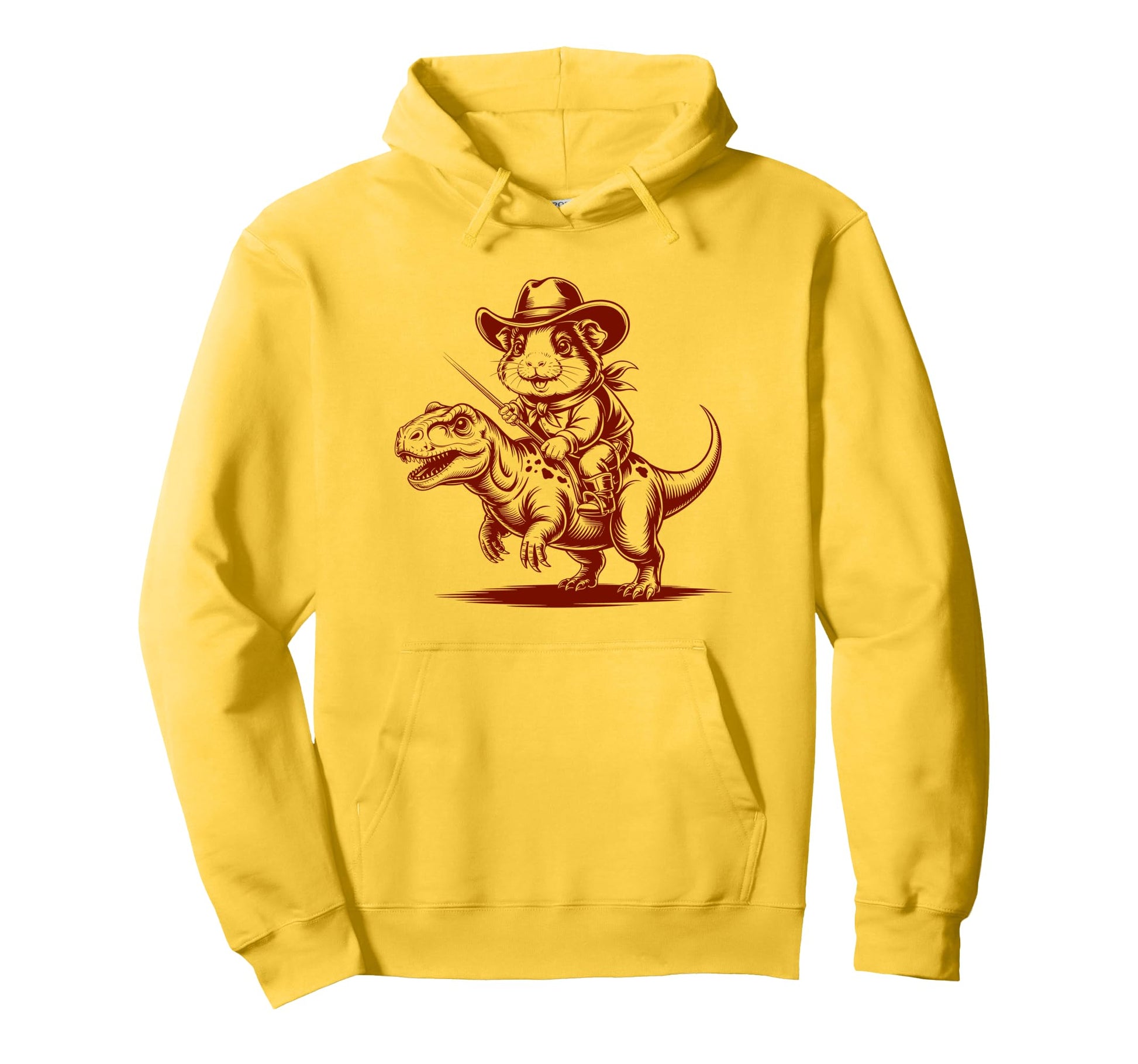 Guinea Pig Cowboy Dinosaur Accessoires Hoodie - Trendy Graphic Men Women - T-Shirt, Sweatshirt, Hoodie