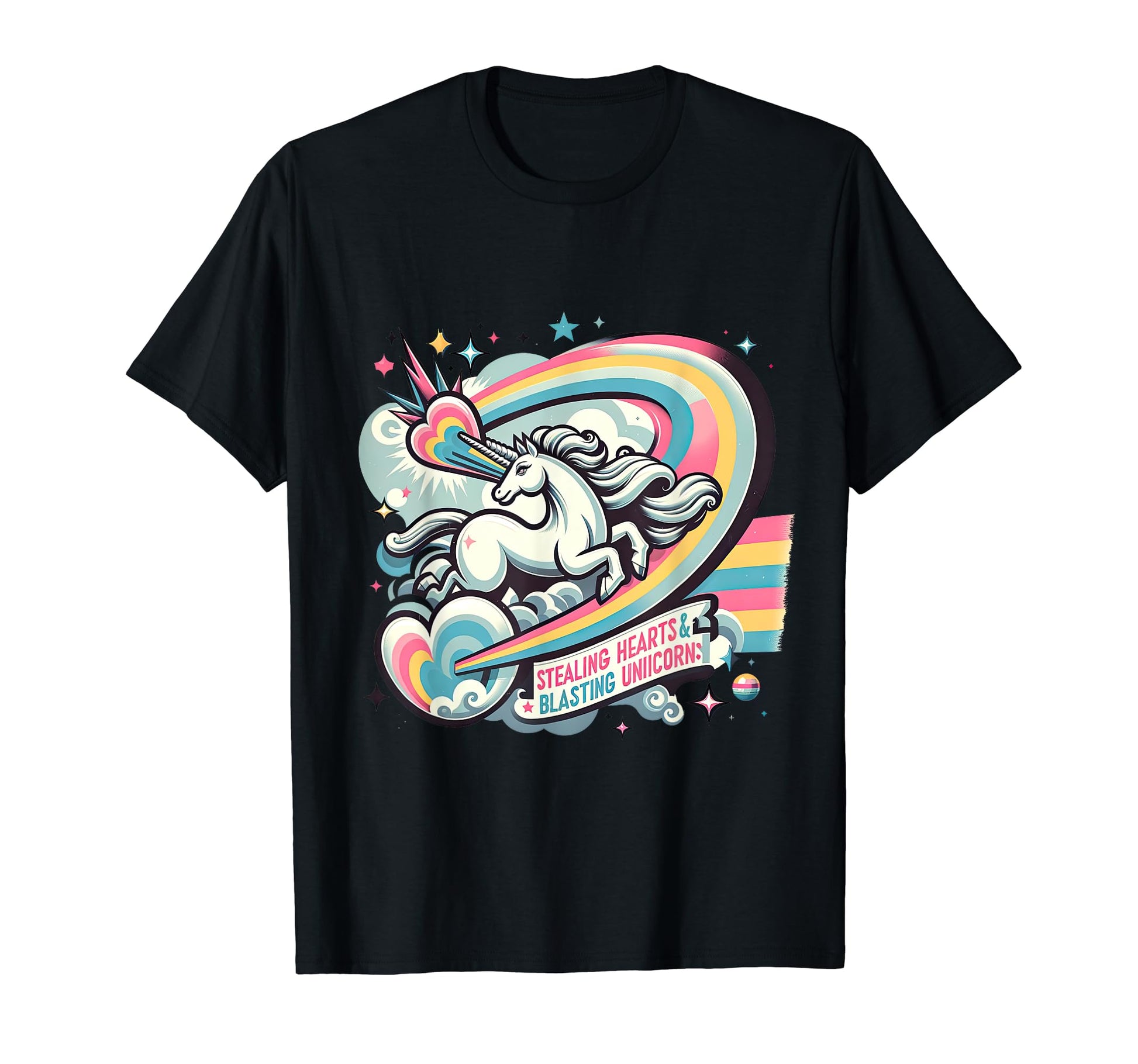 Stealing Hearts And Blasting T-Shirt - Casual Everyday Wear Men Women - T-Shirt, Sweatshirt, Hoodie