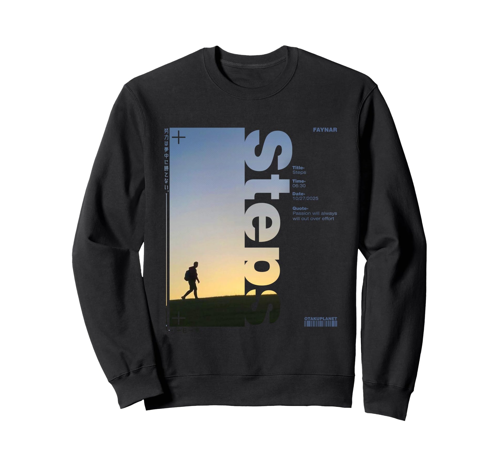 Walking Japanese Cyberpunk Vaporwave Sweatshirt - Streetwear Style Unisex - T-Shirt, Sweatshirt, Hoodie