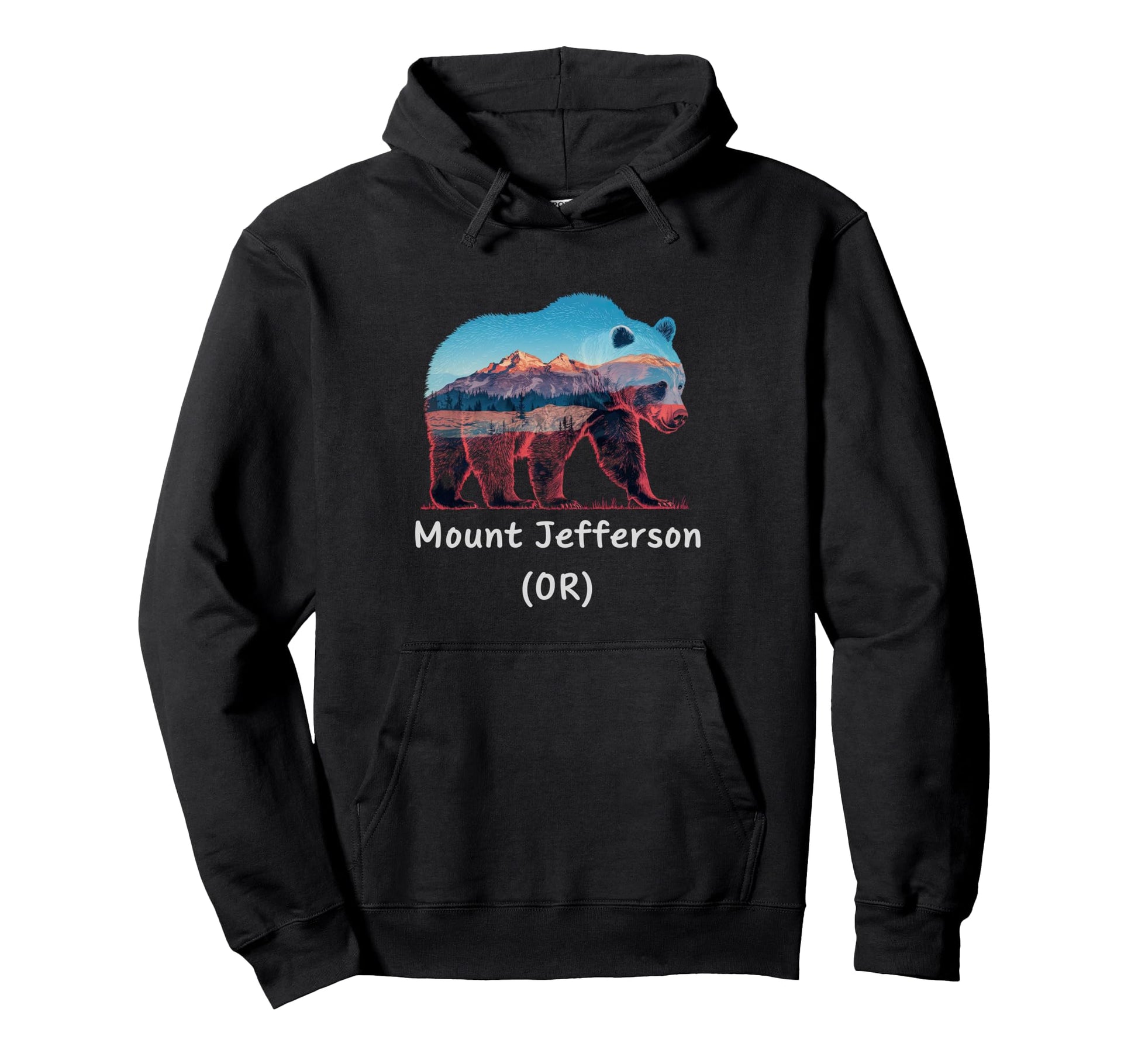 Hiking Camping Mount Jefferson Or Hoodie - Casual Everyday Wear Unisex - T-Shirt, Sweatshirt, Hoodie