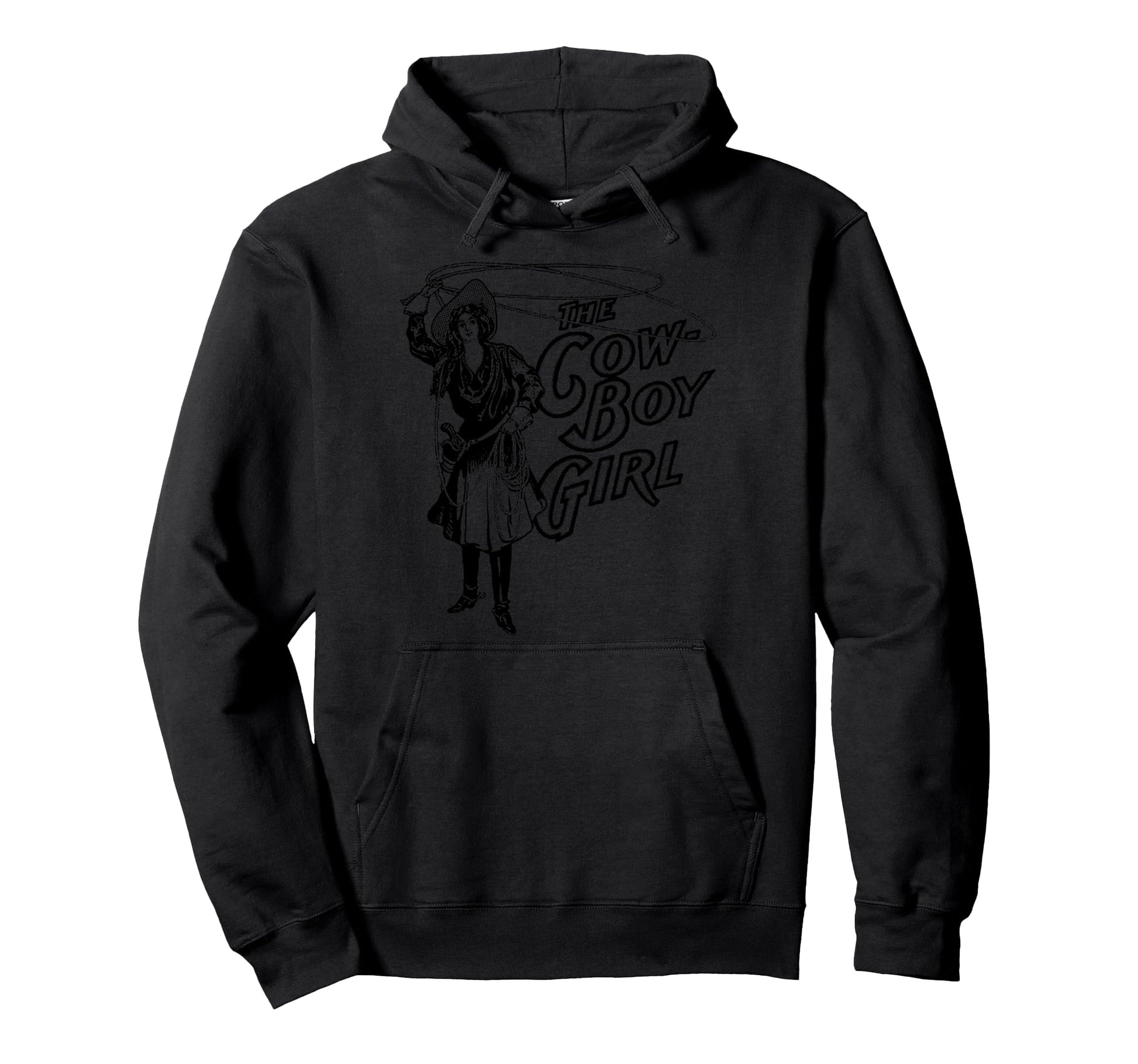Cowboy Howdy Western Country Cowgirls Hoodie - Fun Novelty Design Unisex - T-Shirt, Sweatshirt, Hoodie