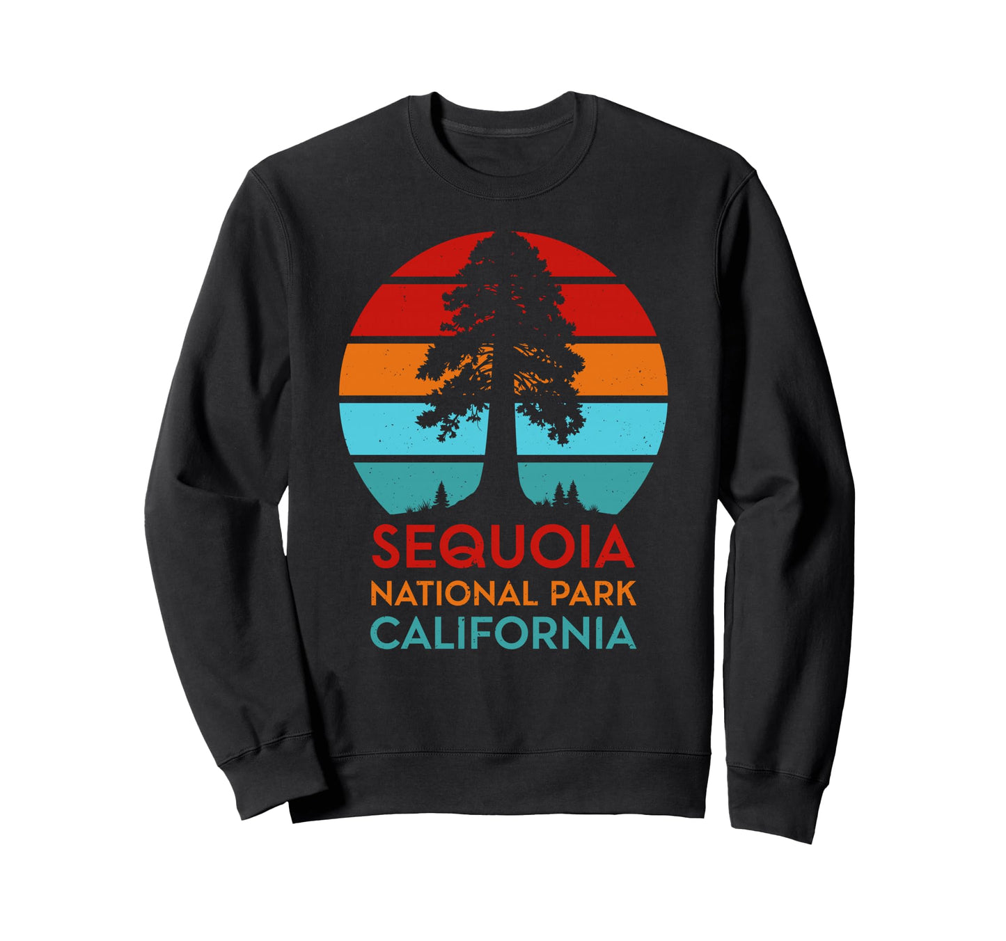 Sequoia National Park California Tree Sweatshirt - Aesthetic Graphic Unisex - T-Shirt, Sweatshirt, Hoodie