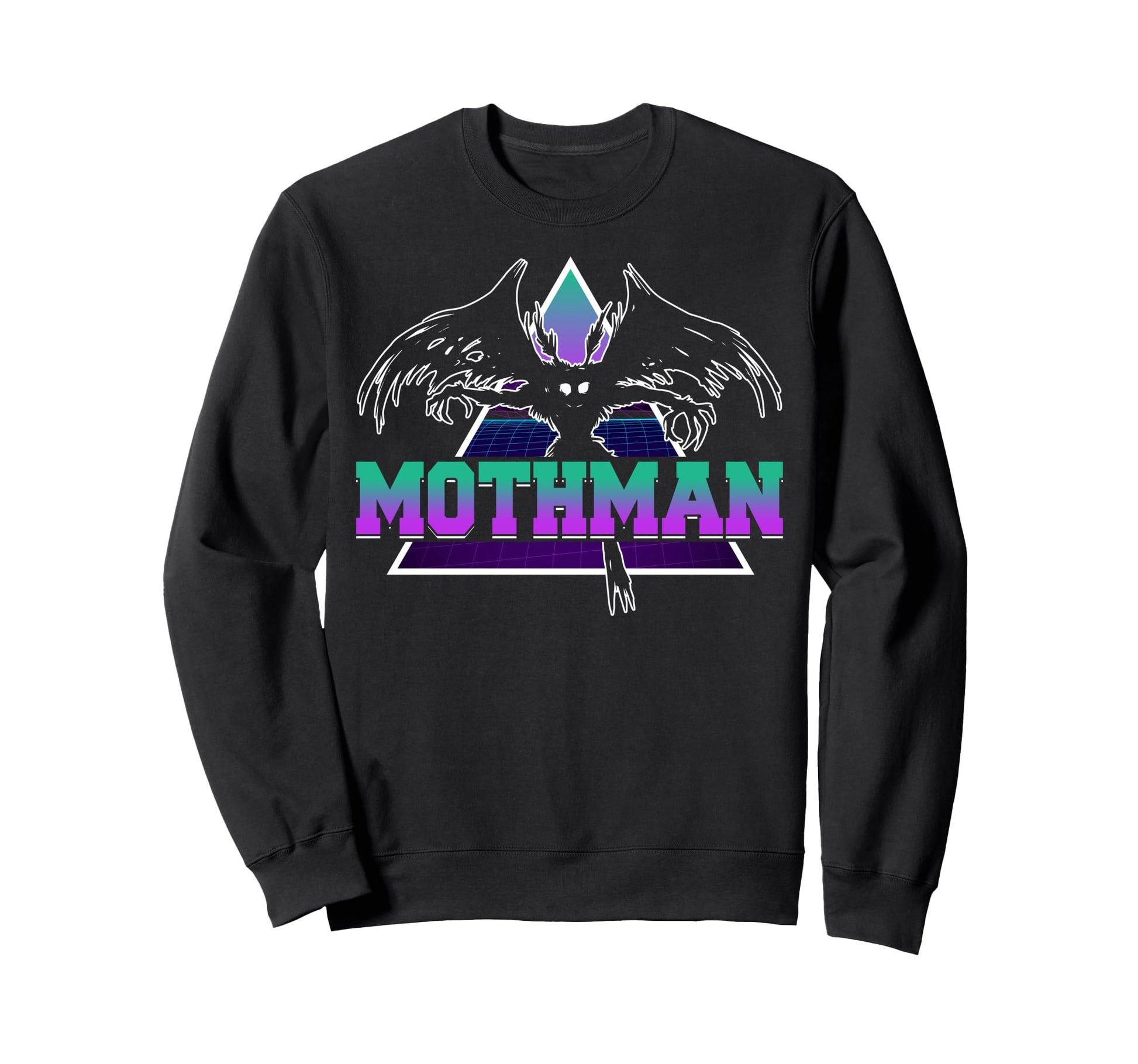 Vaporwave Aesthetic Mothman Sweatshirt - Streetwear Style Unisex - T-Shirt, Sweatshirt, Hoodie