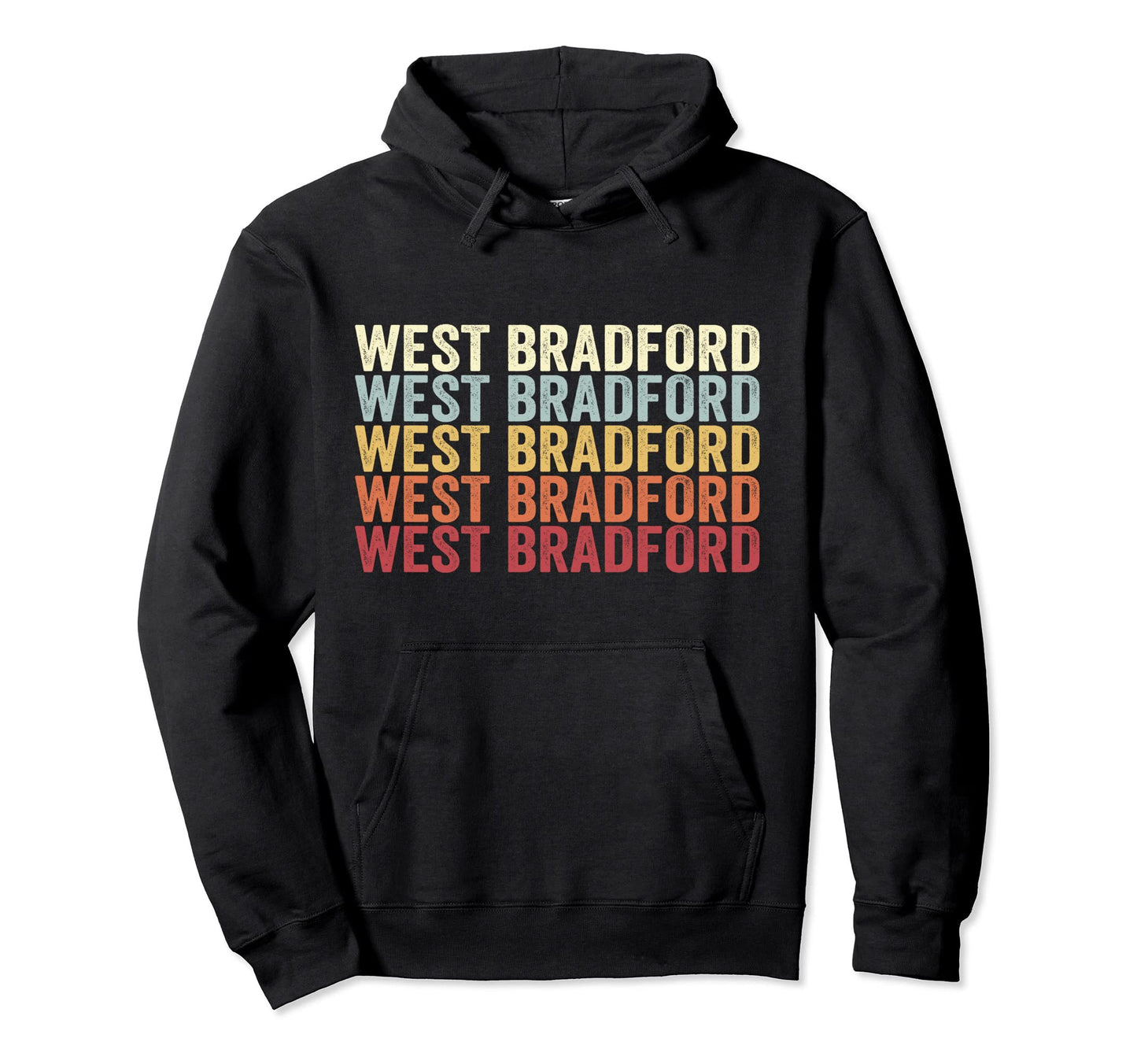 West Bradford Pennsylvania West Hoodie - Aesthetic Graphic Men Women - T-Shirt, Sweatshirt, Hoodie