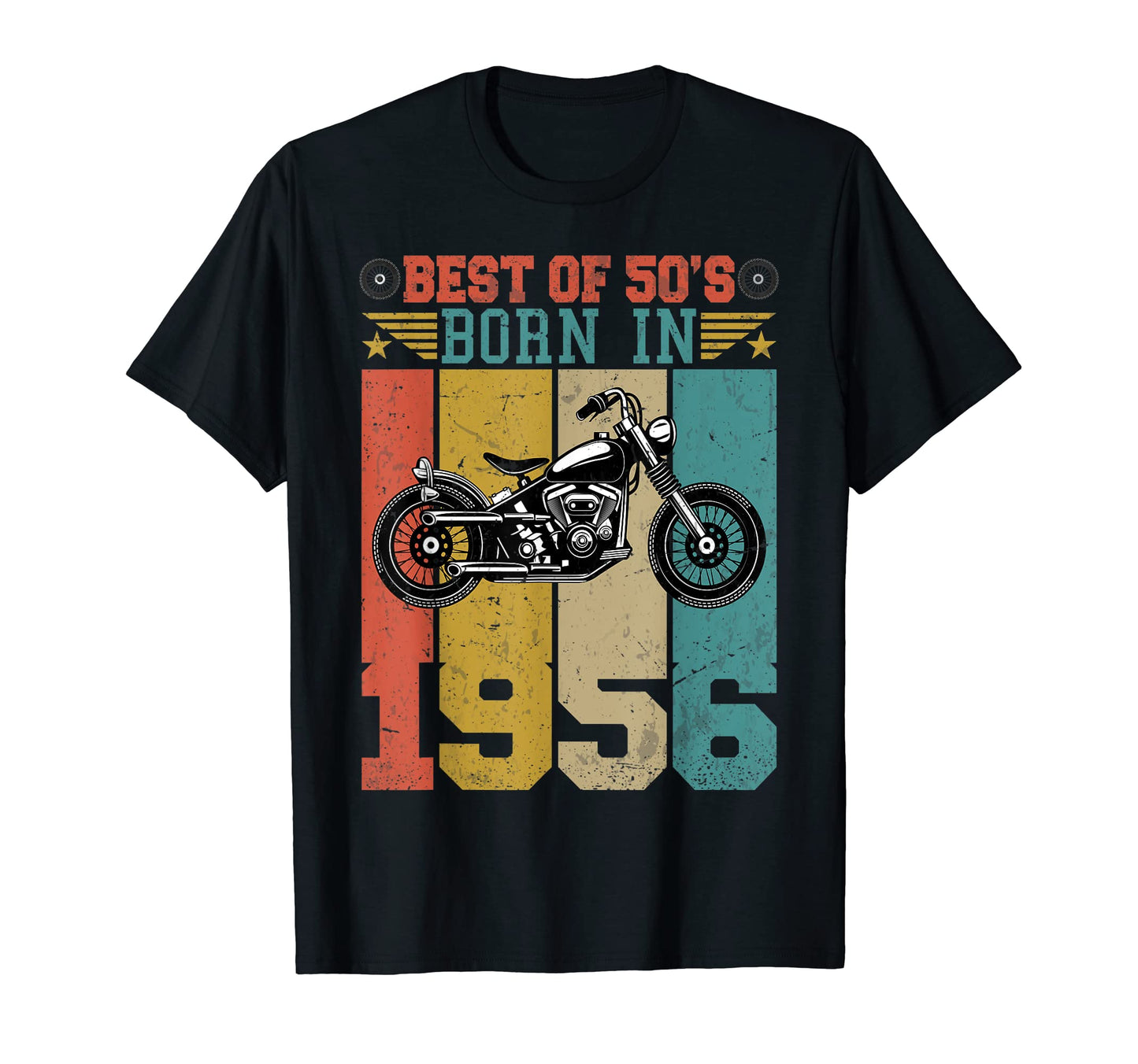 Best 50S Born 1956 Motorcycle T-Shirt - Fun Novelty Design Men Women - T-Shirt, Sweatshirt, Hoodie