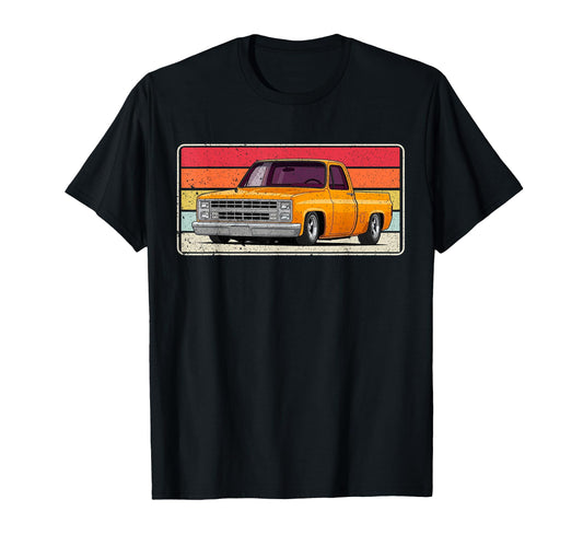 1987 Squarebody C10 Truck Square Body T-Shirt - Trendy Graphic for Adults - T-Shirt, Sweatshirt, Hoodie