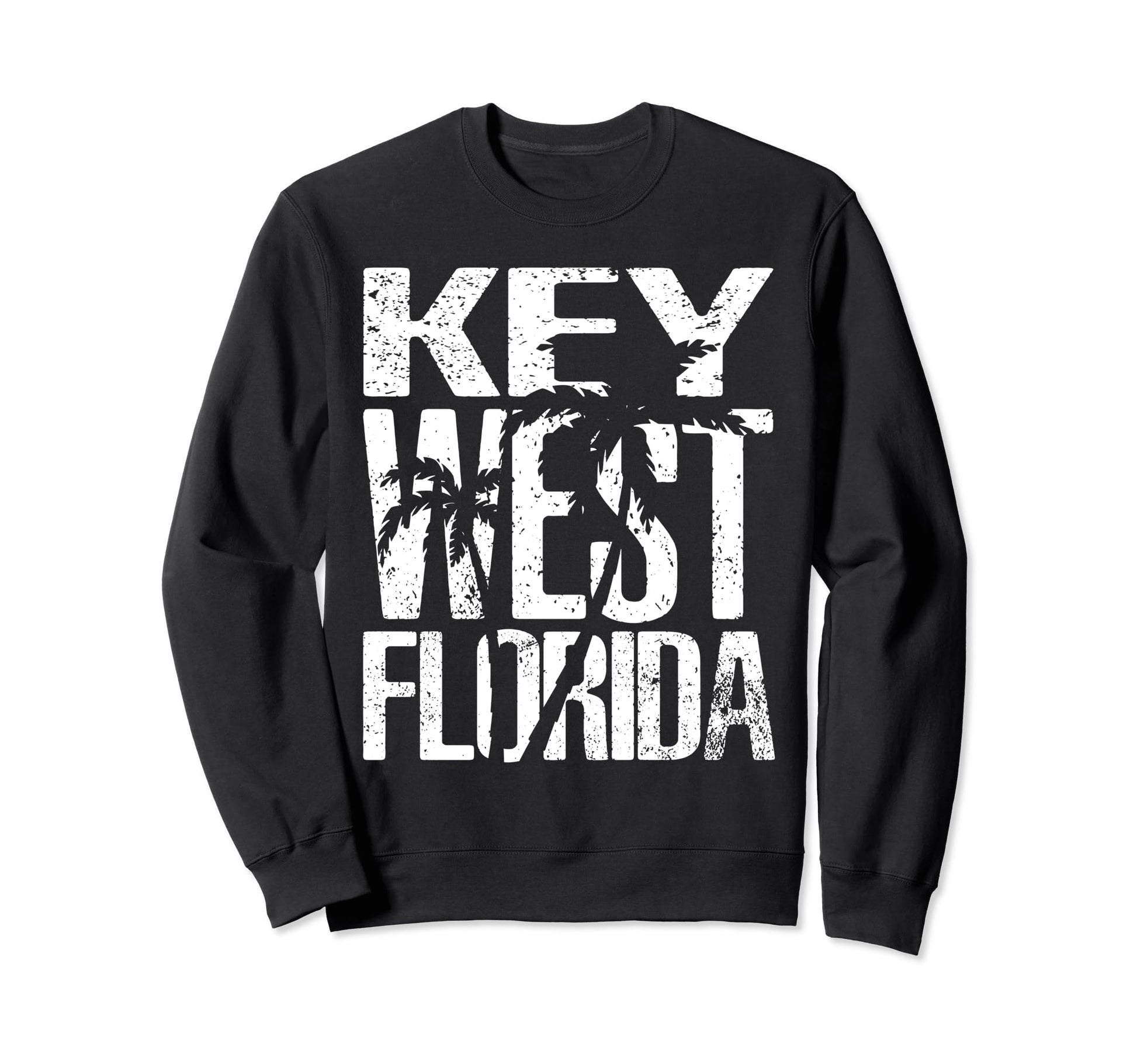 Key West Florida Beach Souvenir Sweatshirt - Minimalist Print Men Women - T-Shirt, Sweatshirt, Hoodie