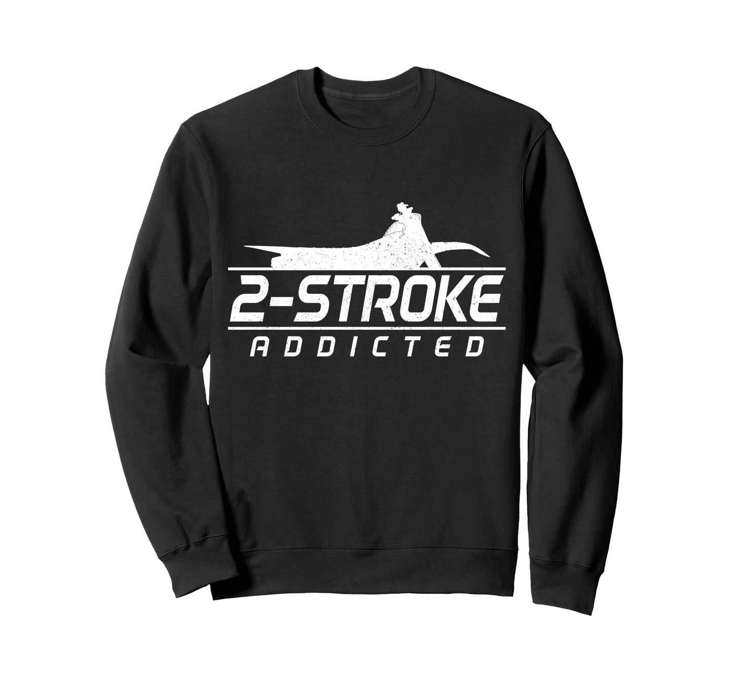 Motocross 2 Stroke Addict Biker Sweatshirt - Aesthetic Graphic Unisex - T-Shirt, Sweatshirt, Hoodie