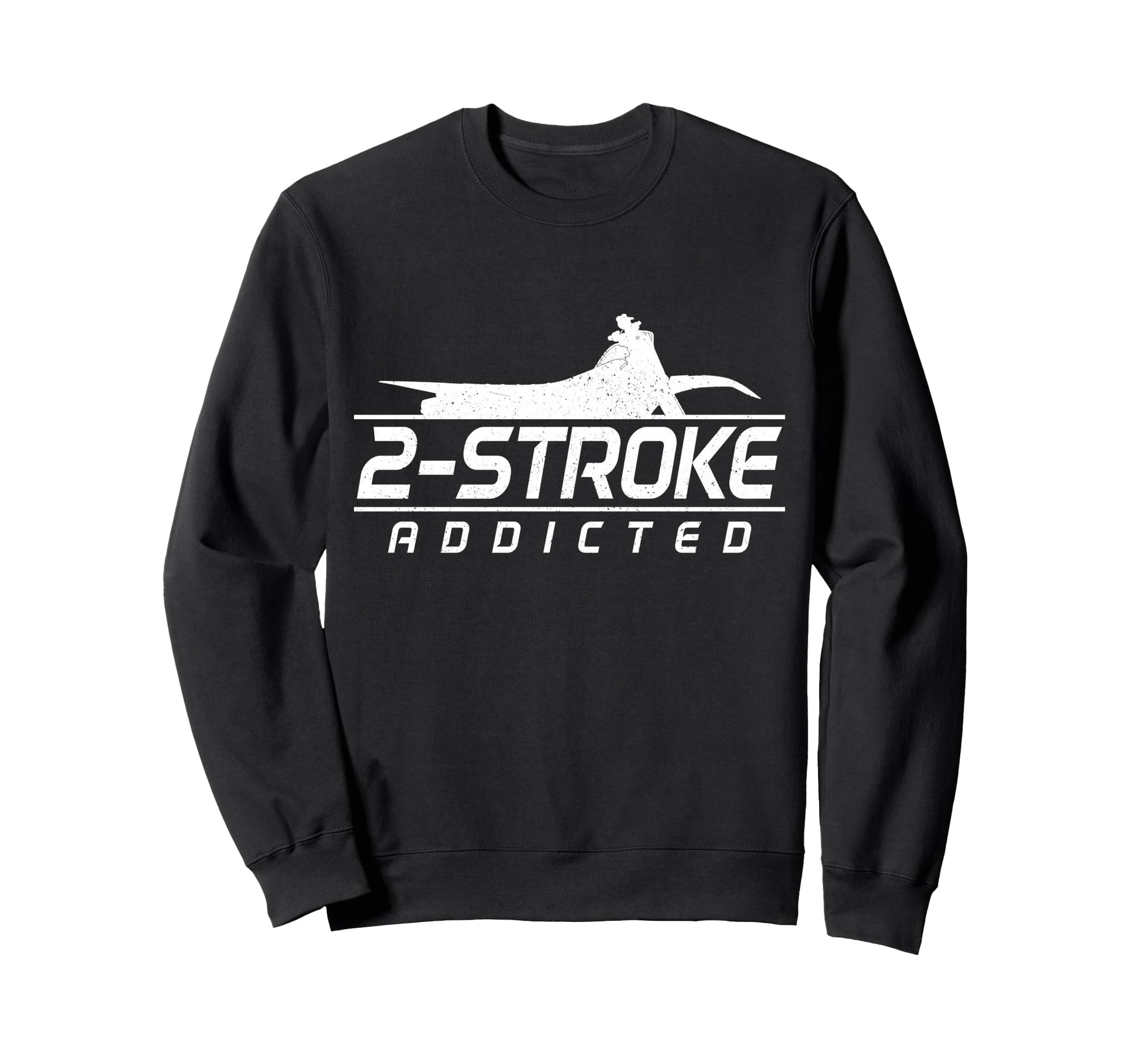 Motocross 2 Stroke Addict Biker Sweatshirt - Aesthetic Graphic Unisex - T-Shirt, Sweatshirt, Hoodie