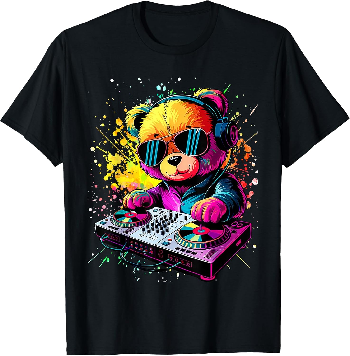 Teddy DJ Lover Gift Co. - Adult & Kids T-Shirts, Sweatshirts & Hoodies apparel design preview 1