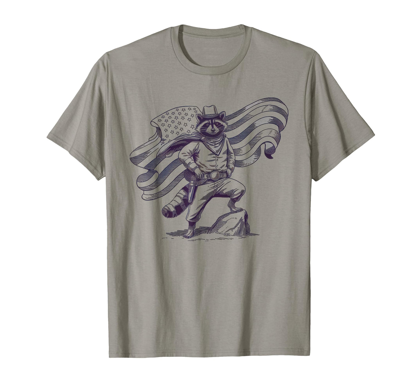 Raccoon 90S Country Music Western T-Shirt - Aesthetic Graphic Men Women - T-Shirt, Sweatshirt, Hoodie
