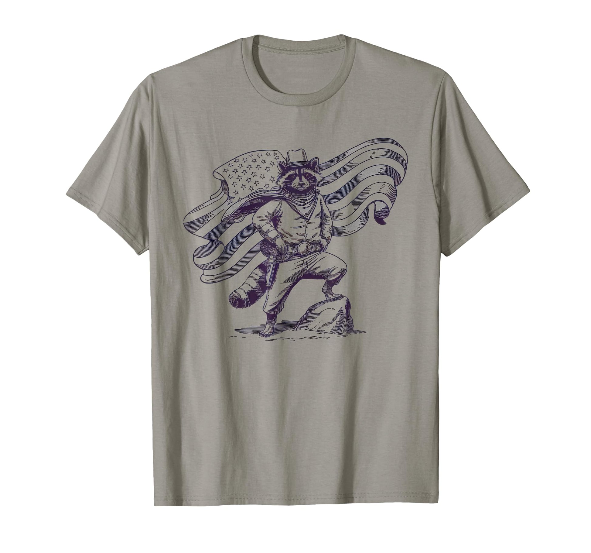 Raccoon 90S Country Music Western T-Shirt - Aesthetic Graphic Men Women - T-Shirt, Sweatshirt, Hoodie