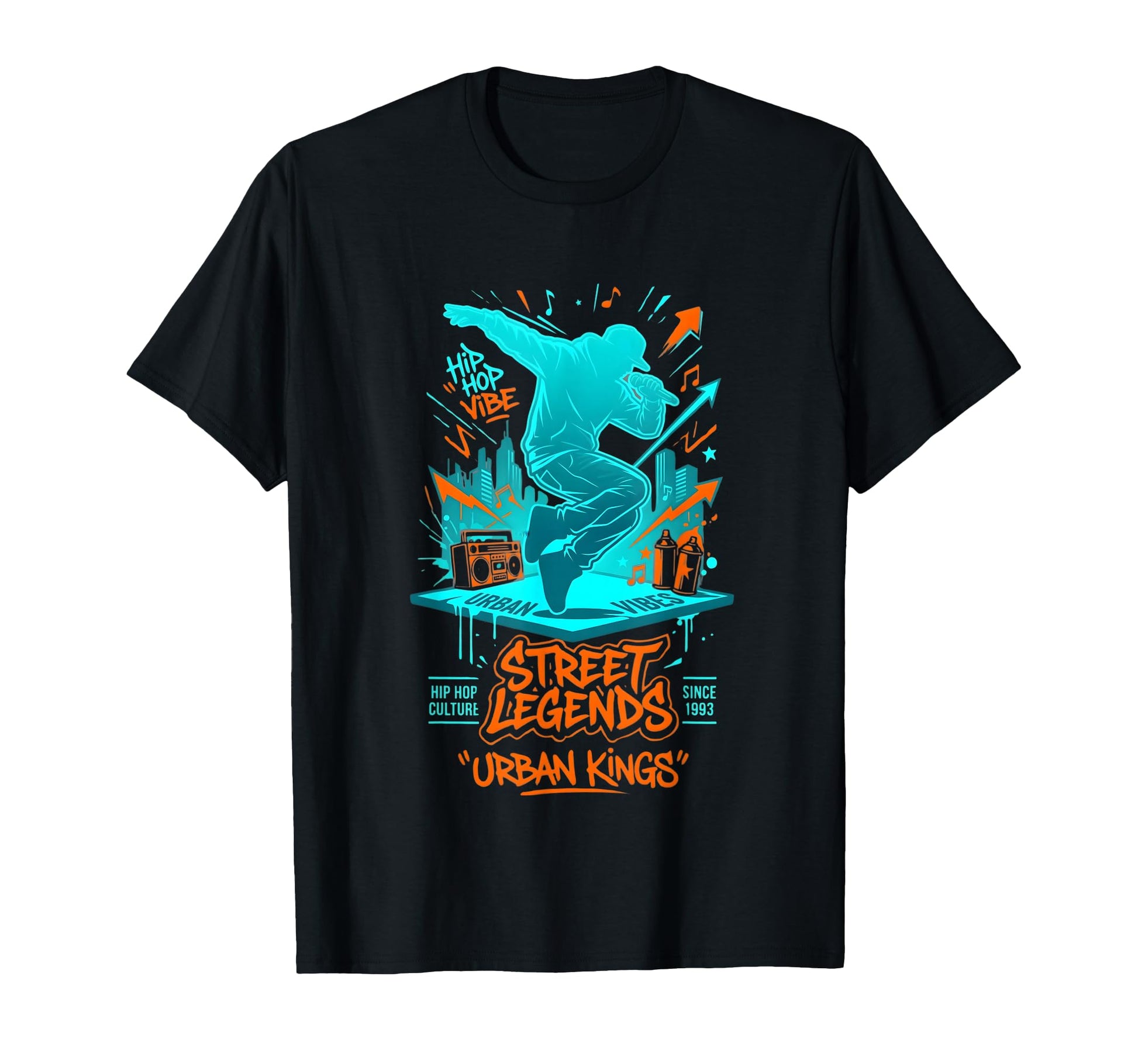 Old School Hip Hop Legends Break Dancer T-Shirt - Minimalist Print Unisex - T-Shirt, Sweatshirt, Hoodie