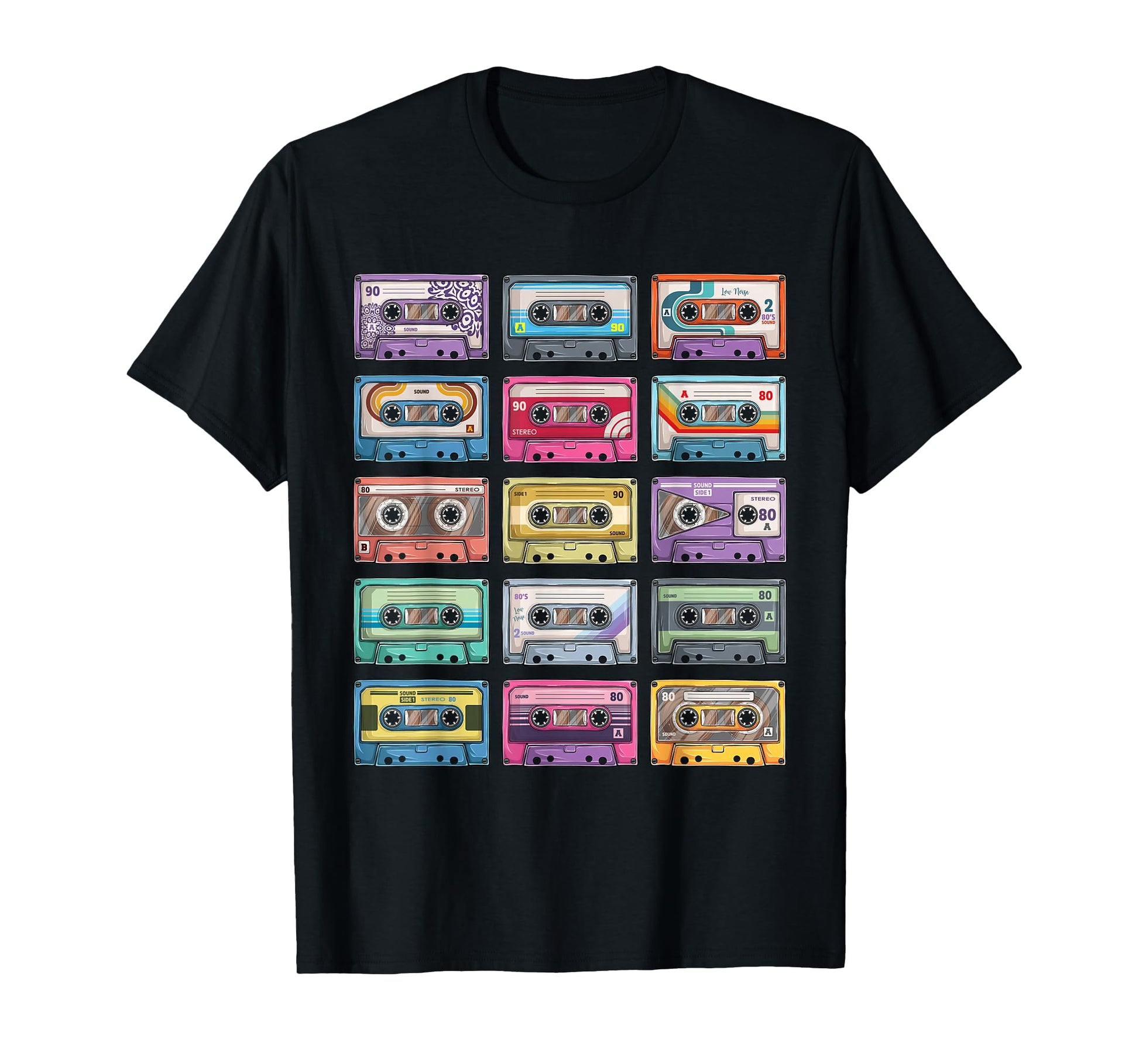Cassette Tapes Collection 80S 90S T-Shirt - Minimalist Print Men Women - T-Shirt, Sweatshirt, Hoodie