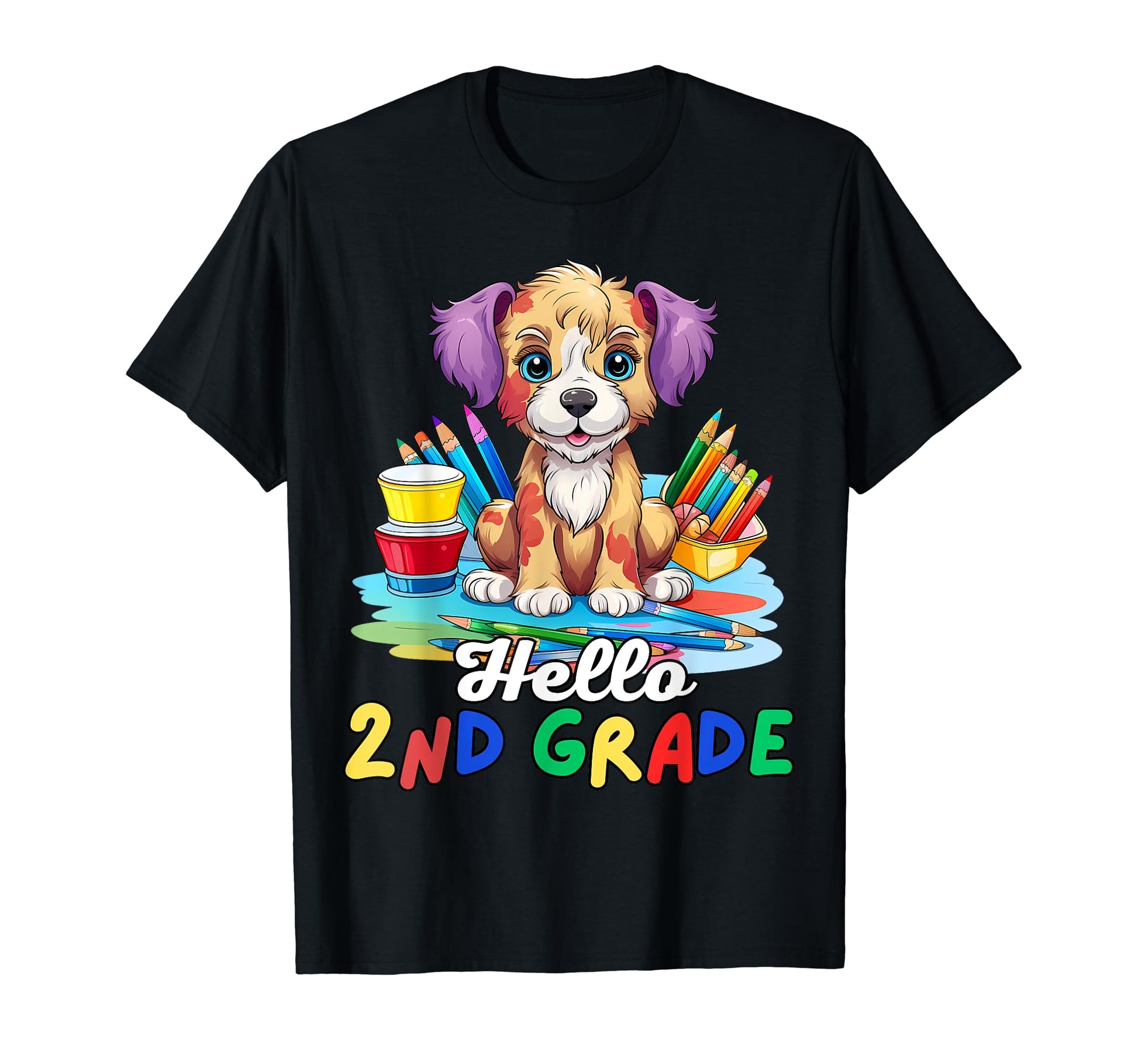 Hello 2Nd Grade Back To School First Day T-Shirt - Graphic Print Men Women - T-Shirt, Sweatshirt, Hoodie