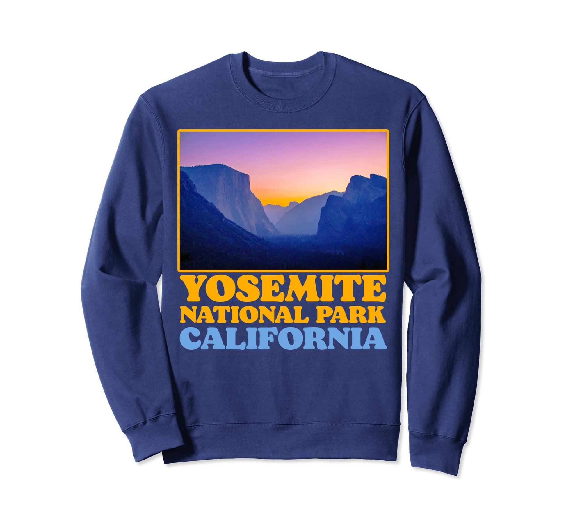 Yosemite Valley National Park Photo Sweatshirt - Custom Art Print Unisex - T-Shirt, Sweatshirt, Hoodie