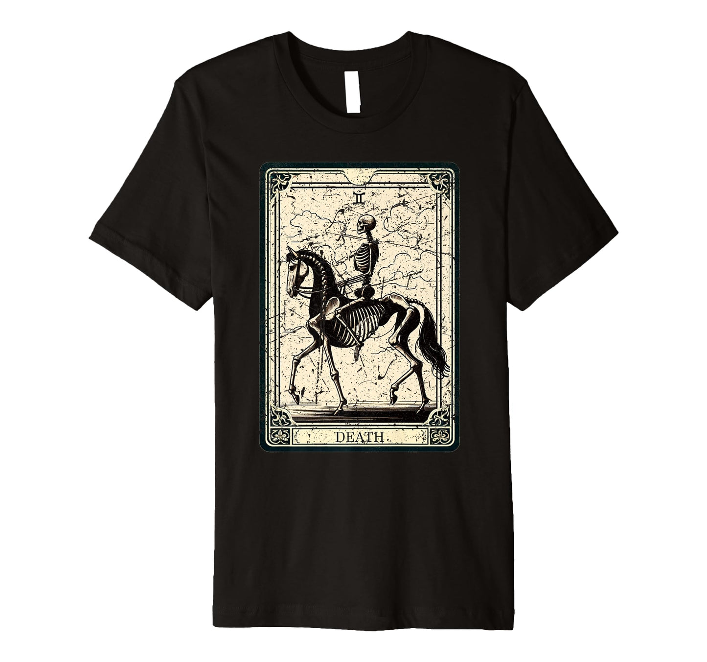 Distressed Tarot Card Art T-Shirt - Minimalist Print Unisex - T-Shirt, Sweatshirt, Hoodie