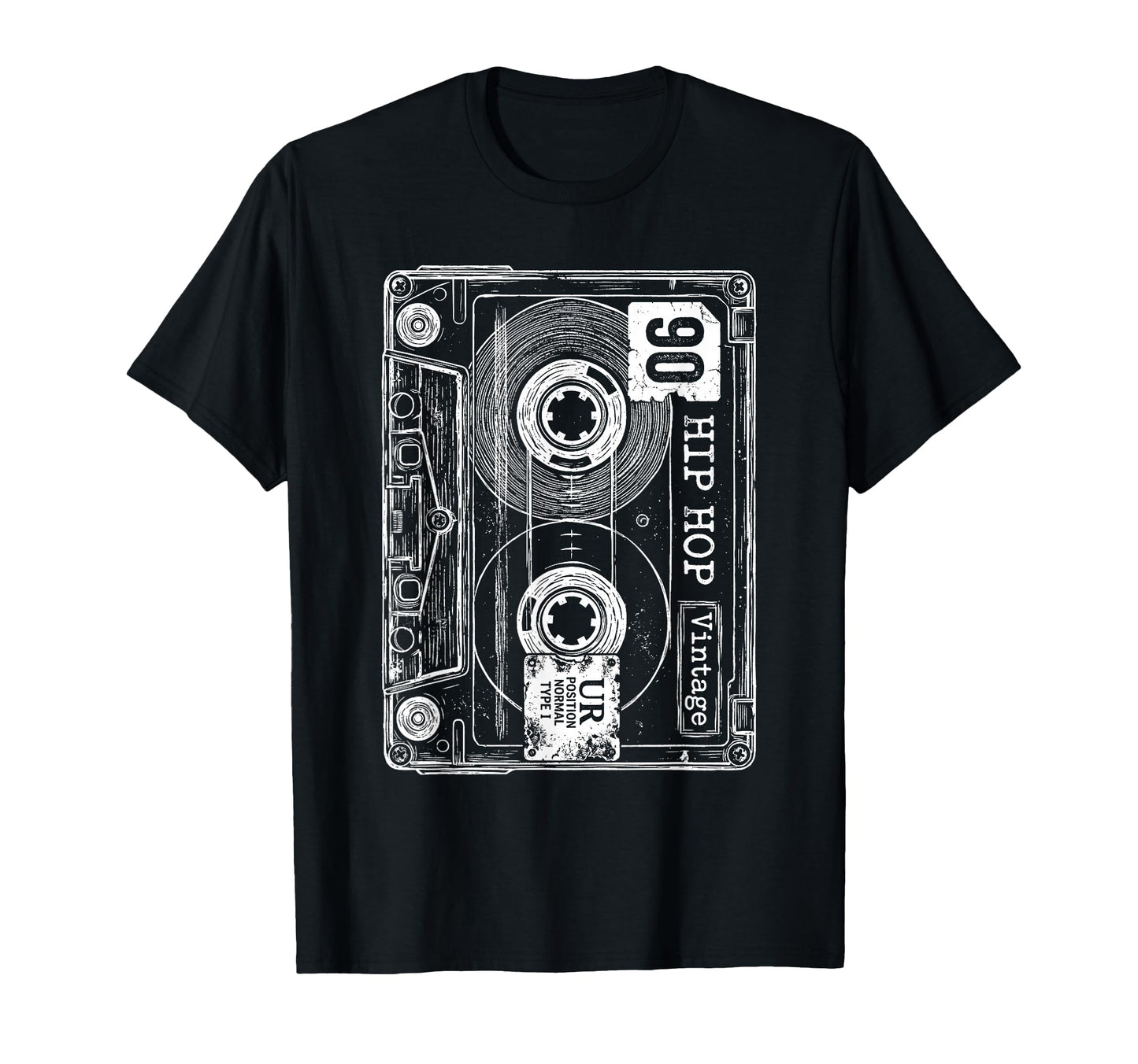 Cassette Tape Hip Hop Music 80S T-Shirt - Fun Novelty Design for Adults - T-Shirt, Sweatshirt, Hoodie