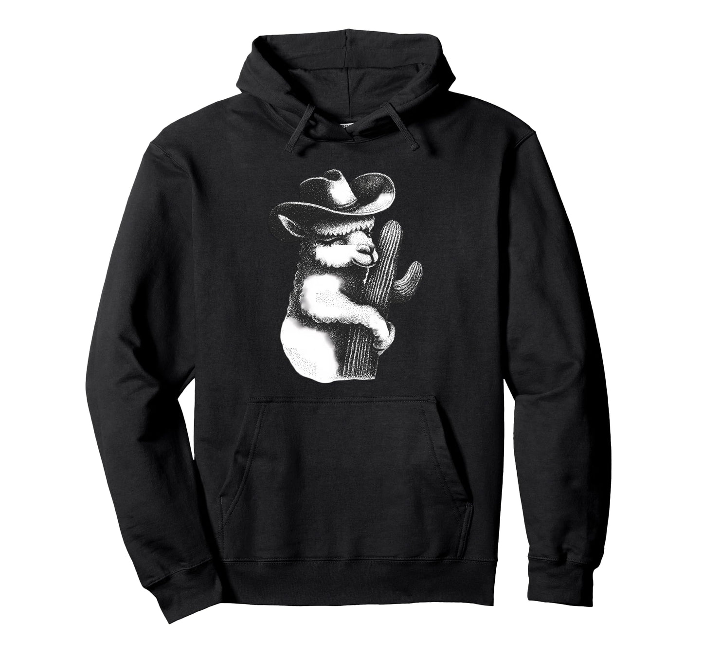 Country Cowboy Llama Rodeo Cowgirl Hoodie - Aesthetic Graphic for Adults - T-Shirt, Sweatshirt, Hoodie
