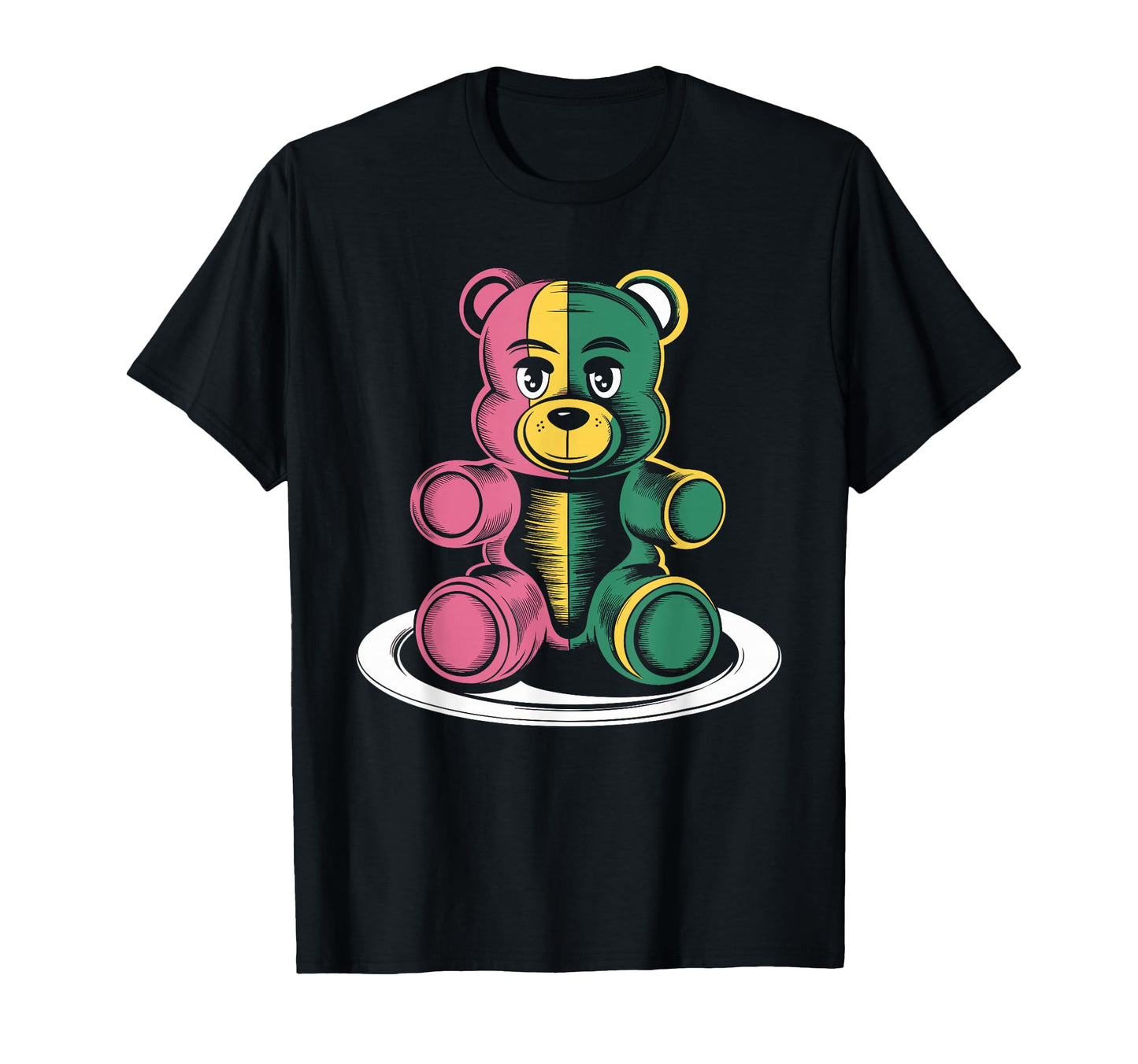 Gummy Bear Sunset Aesthetic T-Shirt - Aesthetic Graphic Men Women - T-Shirt, Sweatshirt, Hoodie