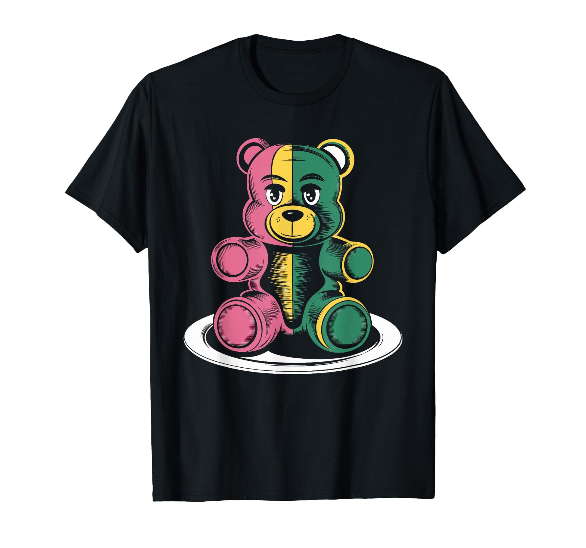 Gummy Bear Sunset Aesthetic T-Shirt - Aesthetic Graphic Men Women - T-Shirt, Sweatshirt, Hoodie
