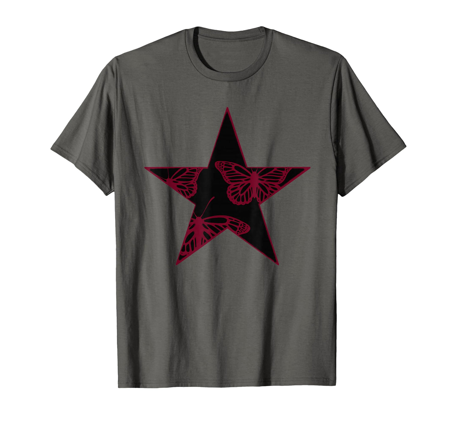 Star Stencil Graffiti Art Goth Grunge T-Shirt - Aesthetic Graphic Unisex - T-Shirt, Sweatshirt, Hoodie