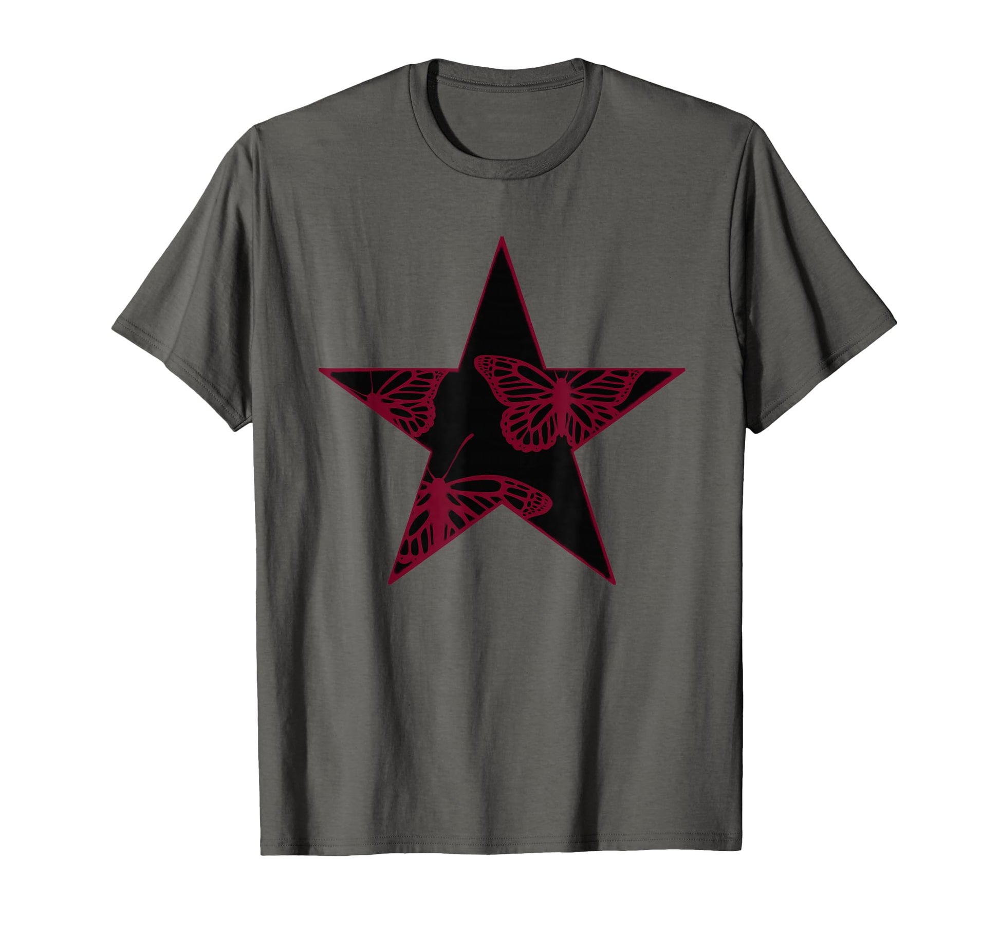Star Stencil Graffiti Art Goth Grunge T-Shirt - Aesthetic Graphic Unisex - T-Shirt, Sweatshirt, Hoodie